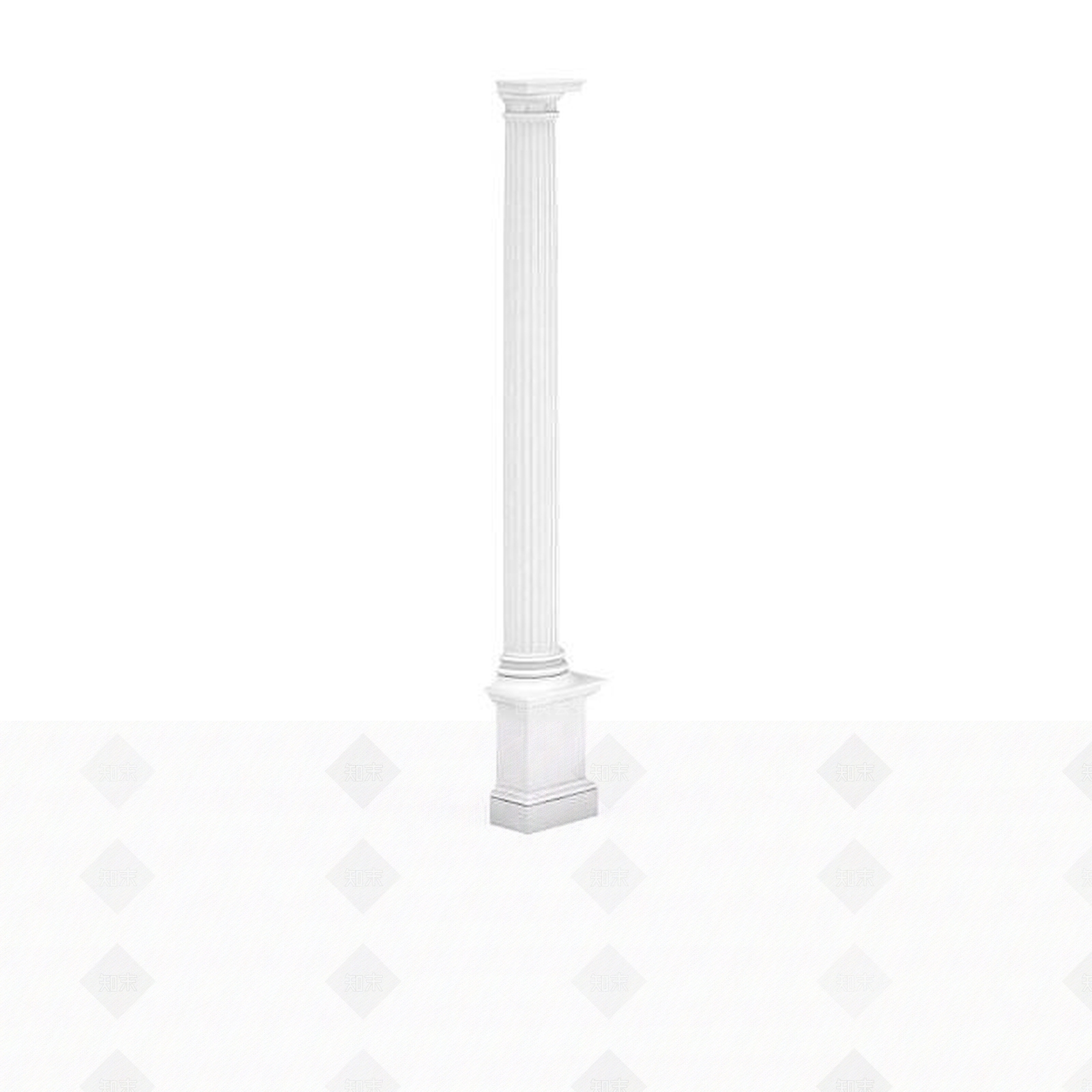 欧式古典欧式柱子构件3D模型下载【ID:1196033279】