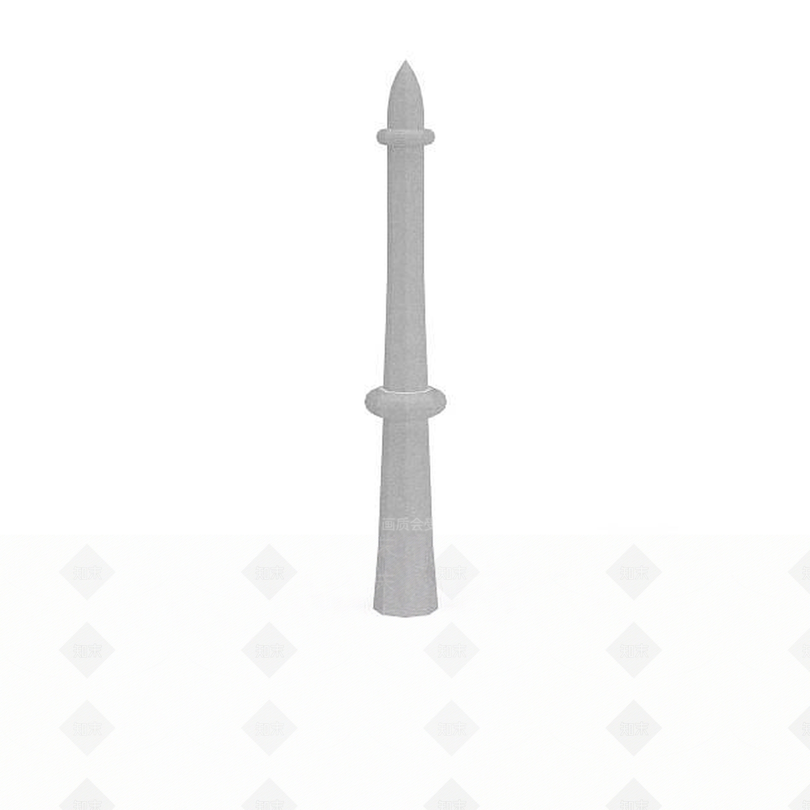 现代现在建筑柱子构件3D模型下载【ID:1196034405】