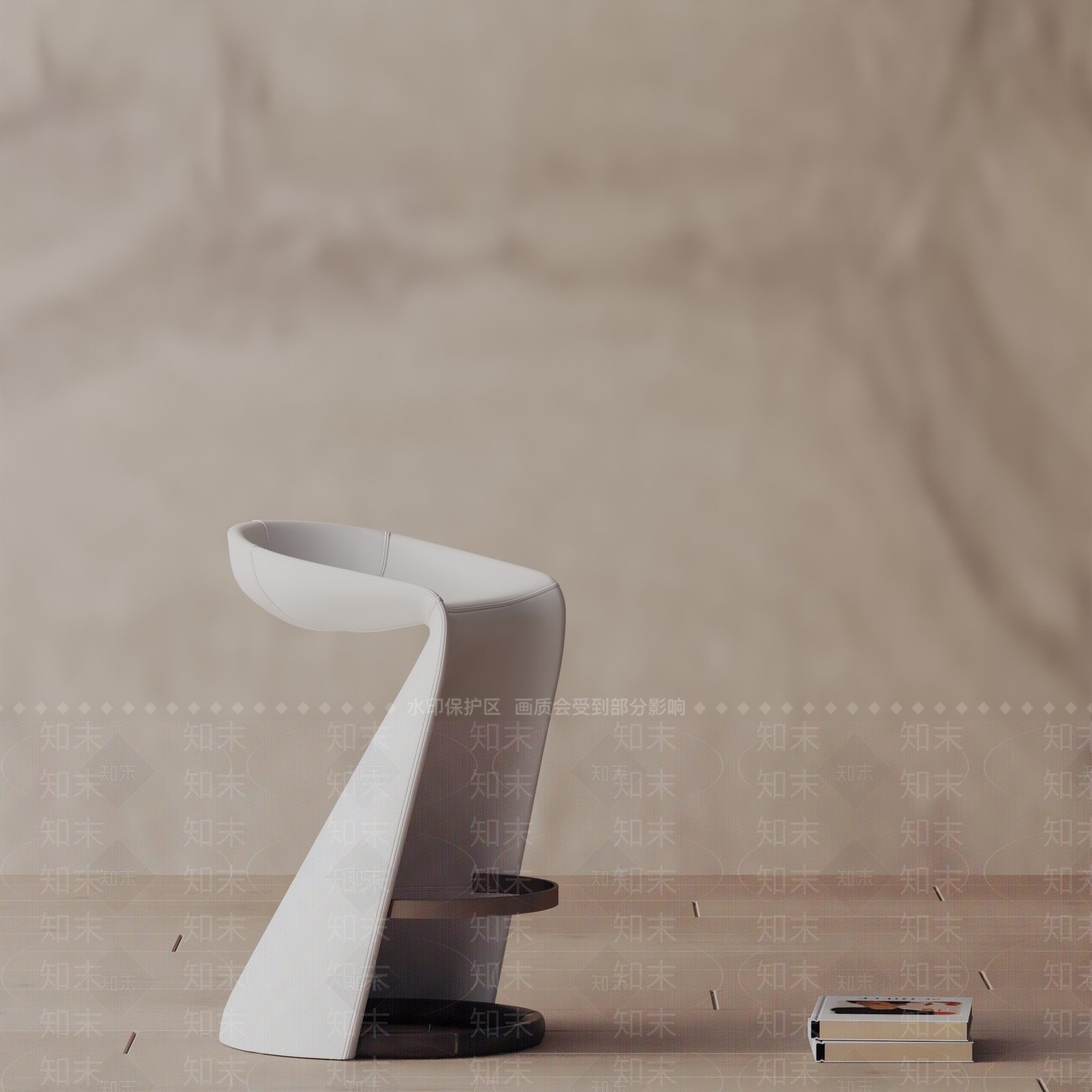 现代吧椅3D模型下载【ID:1196038937】