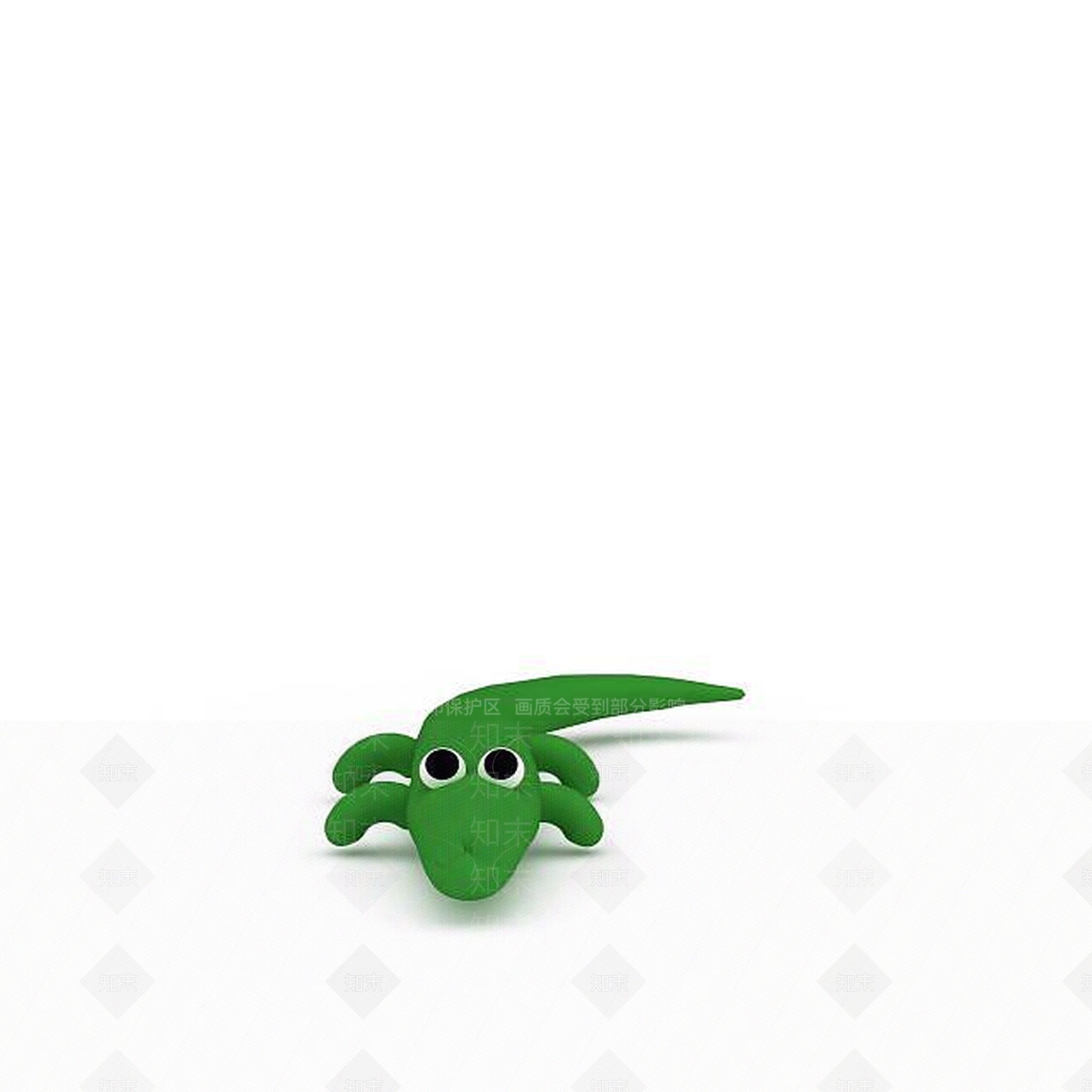 现代蜥蜴玩具3D模型下载【ID:1196041725】