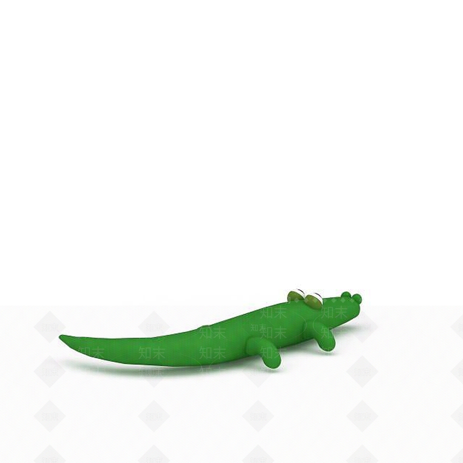 现代蜥蜴玩具3D模型下载【ID:1196041725】
