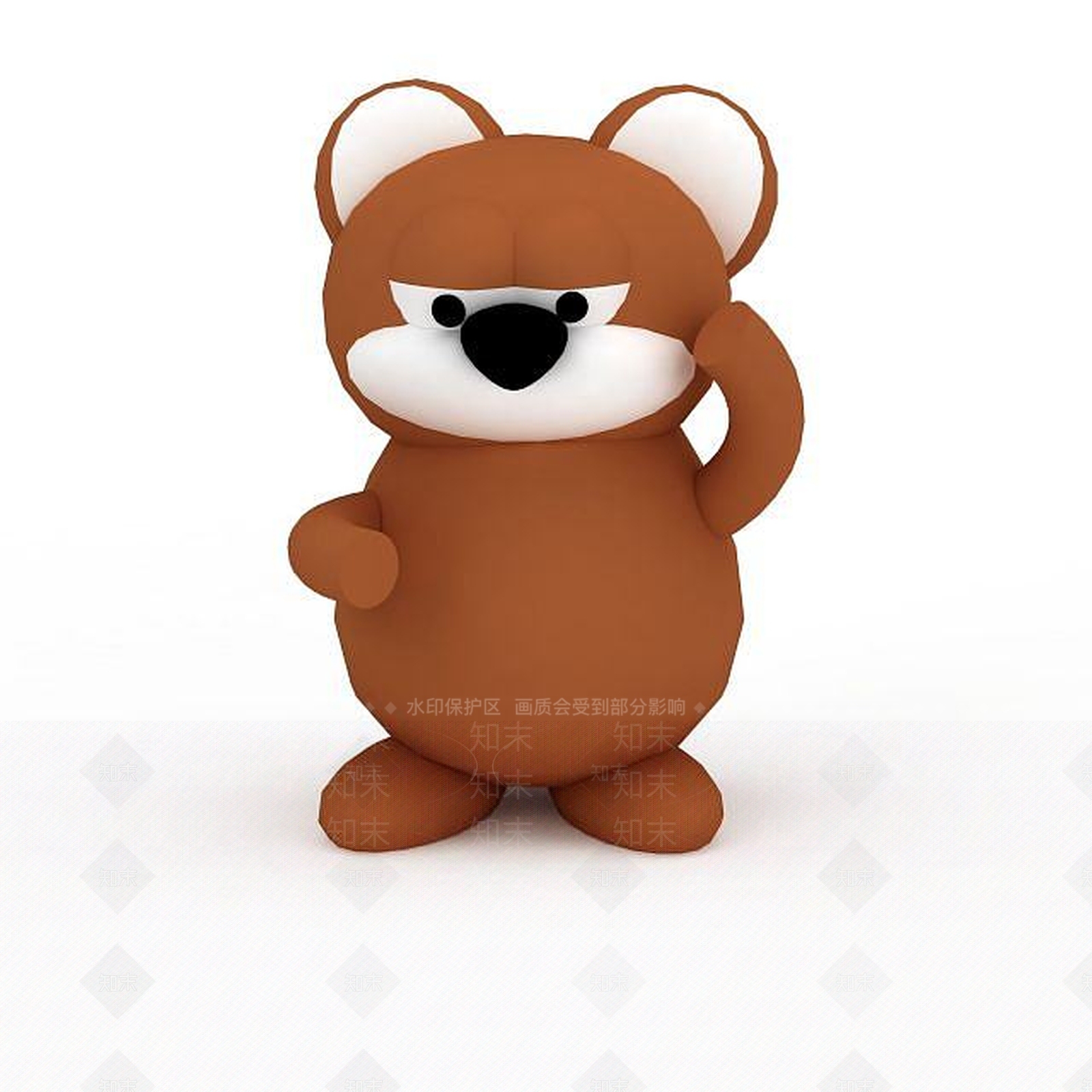 现代泰迪熊3D模型下载【ID:1196041819】
