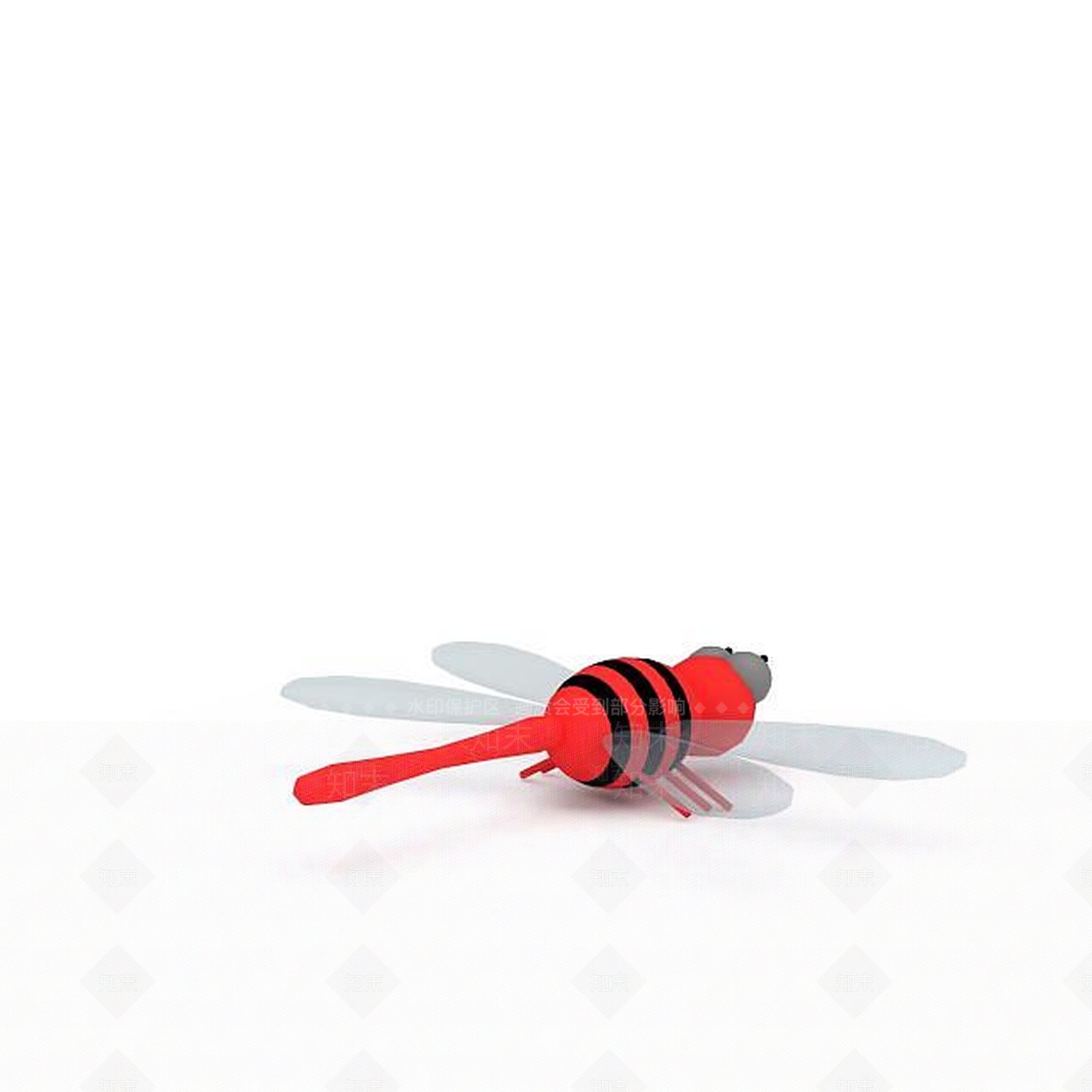 现代蜜蜂玩具3D模型下载【ID:1196042339】