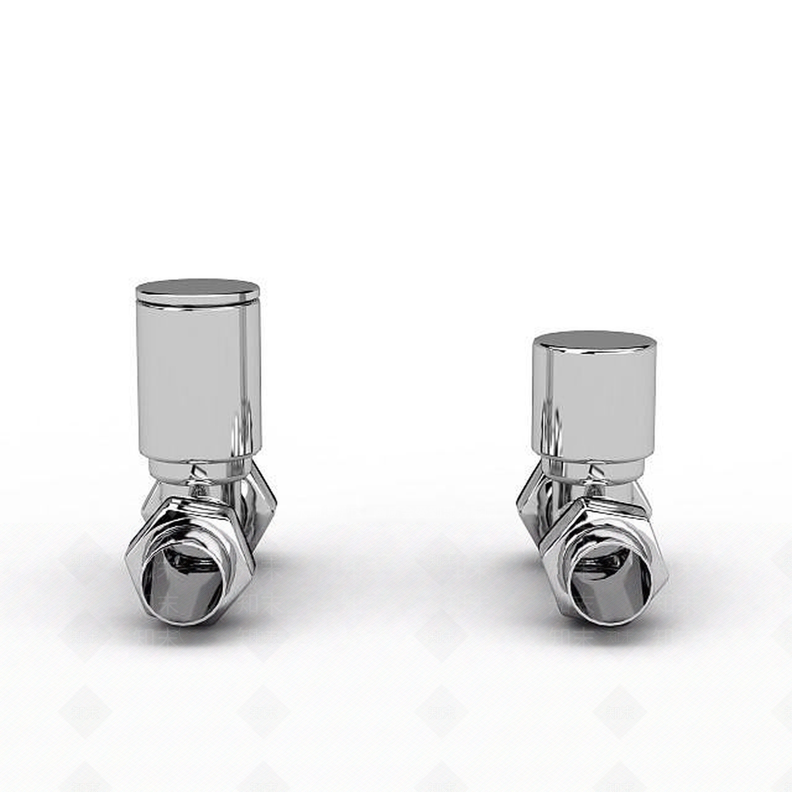 现代不锈钢阀门3D模型下载【ID:1196042818】