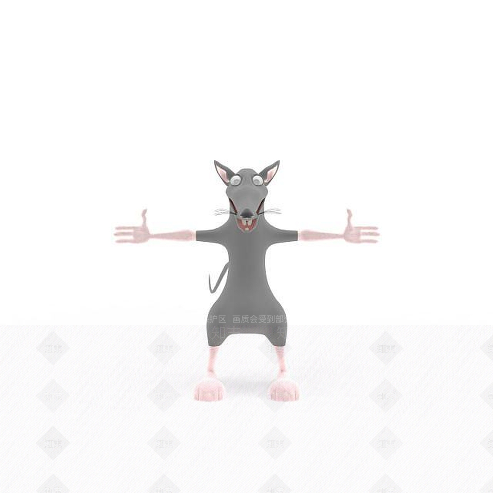 现代儿童玩具老鼠3D模型下载【ID:1196048514】