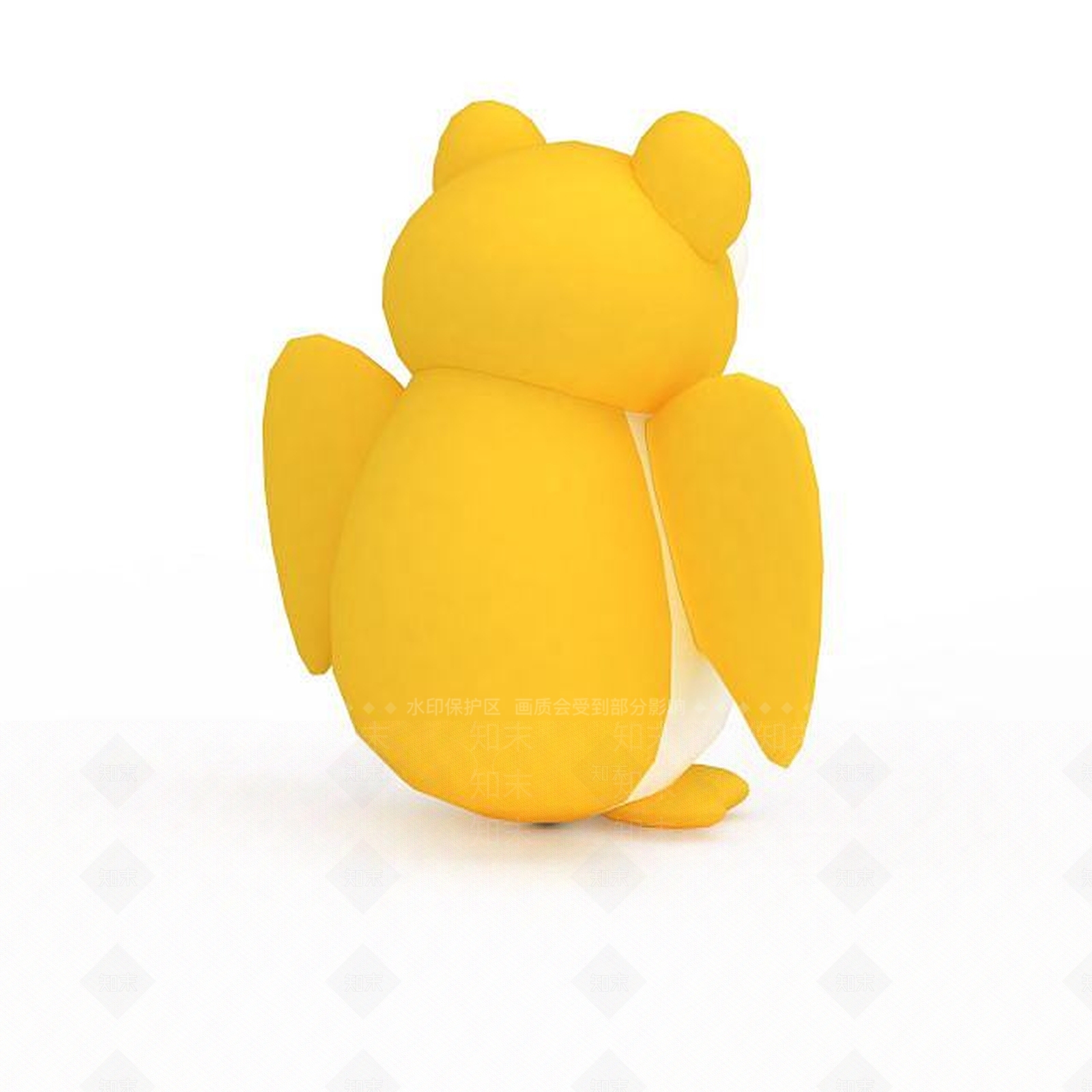 现代玩具猫头鹰3D模型下载【ID:1196049360】