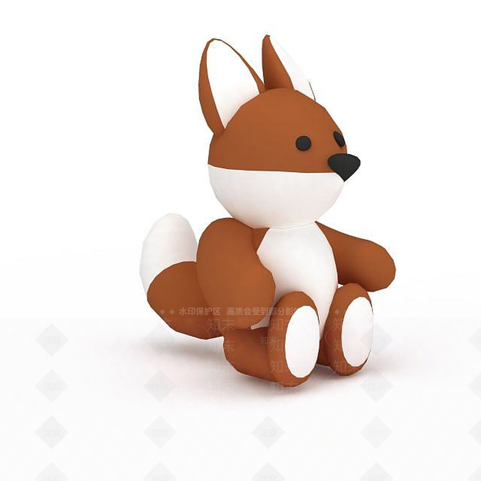 现代玩具小熊3D模型下载【ID:1196049383】