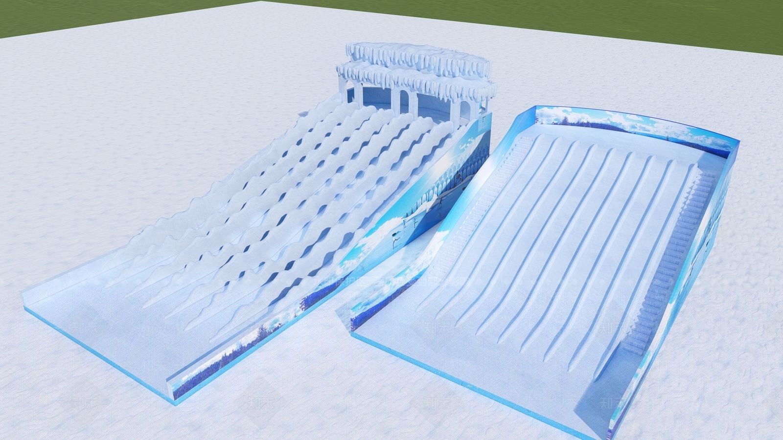 游乐设施SU模型下载【ID:1196051184】