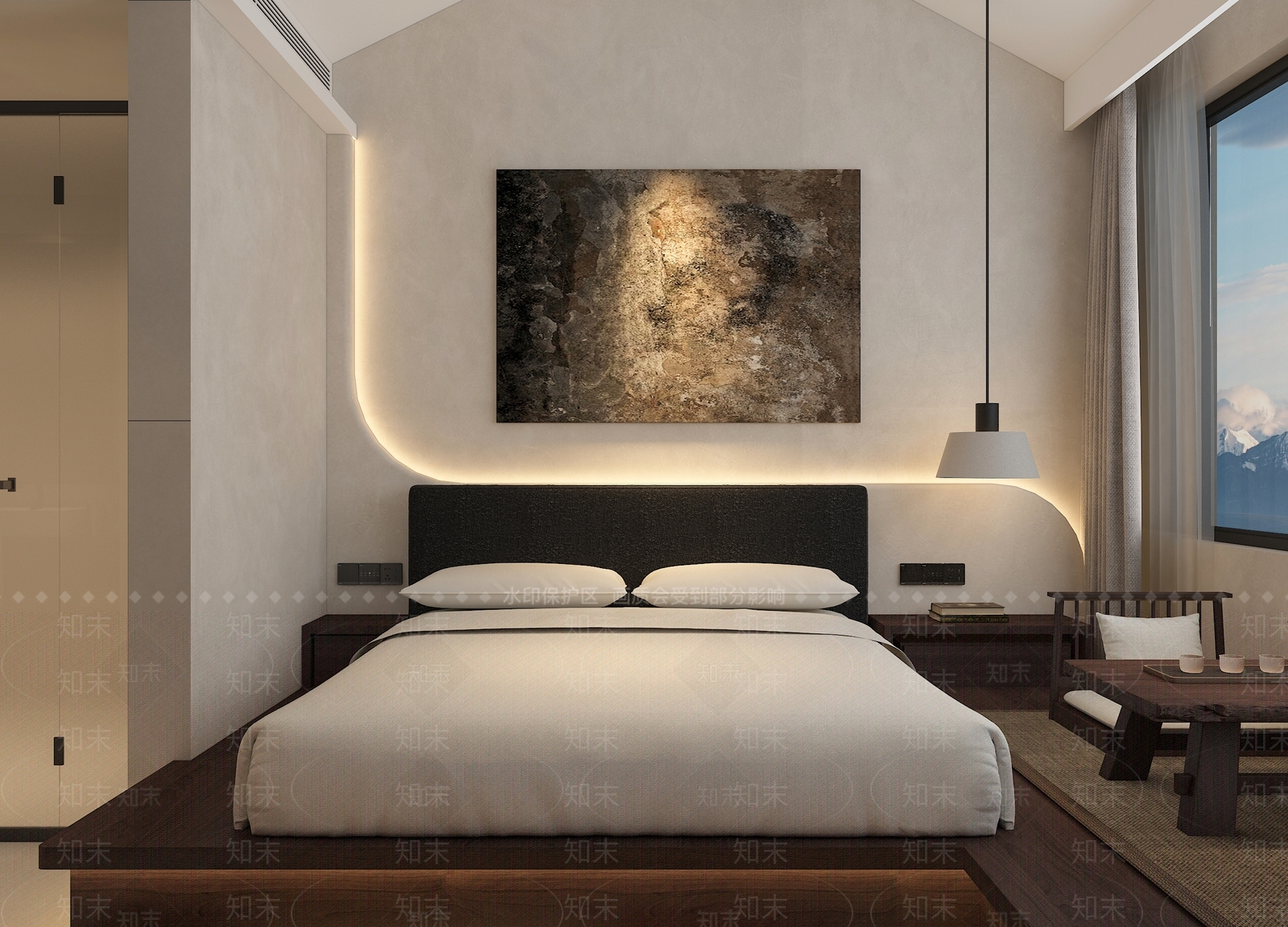 现代民宿3D模型下载【ID:1196052156】