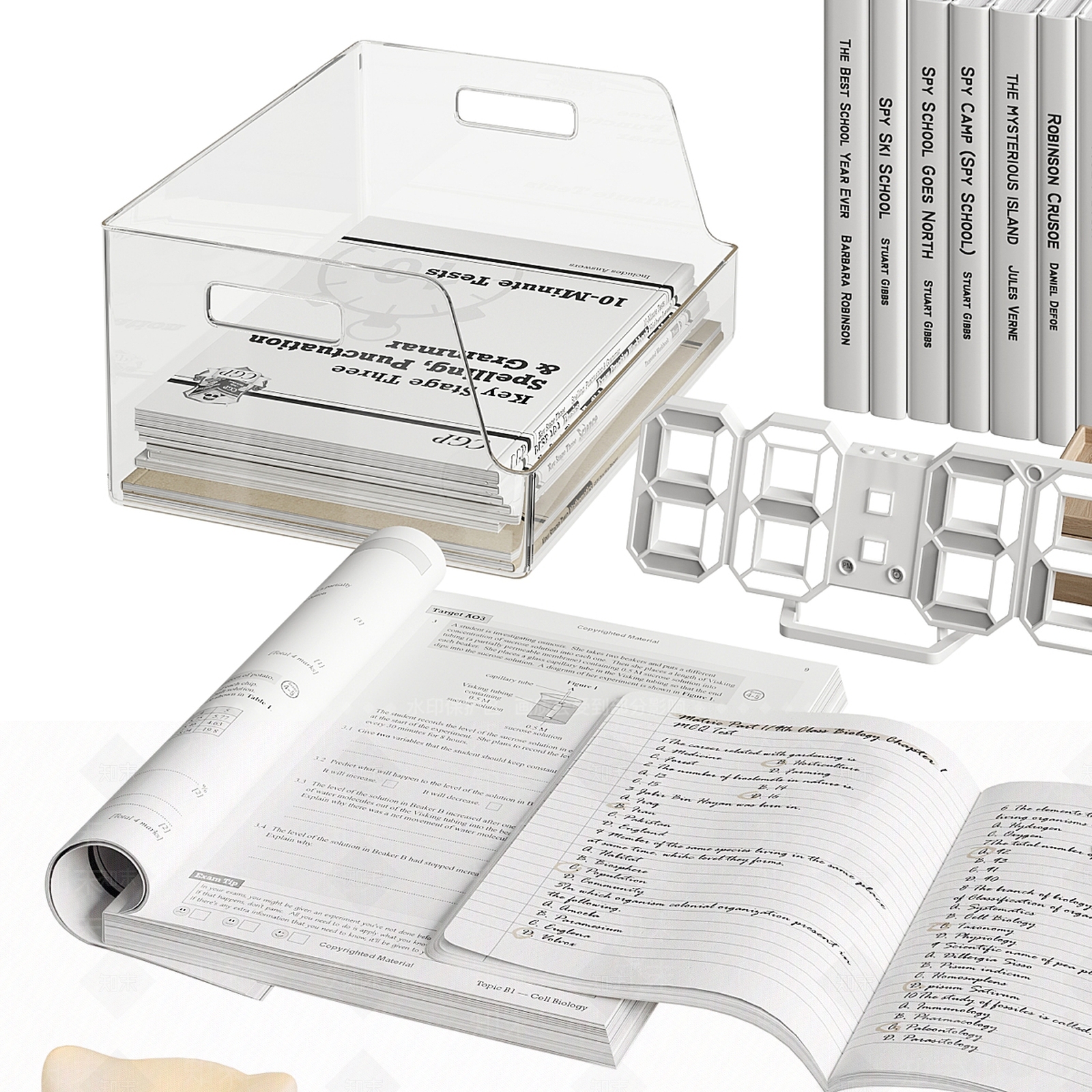 书籍3D模型下载【ID:1196052380】