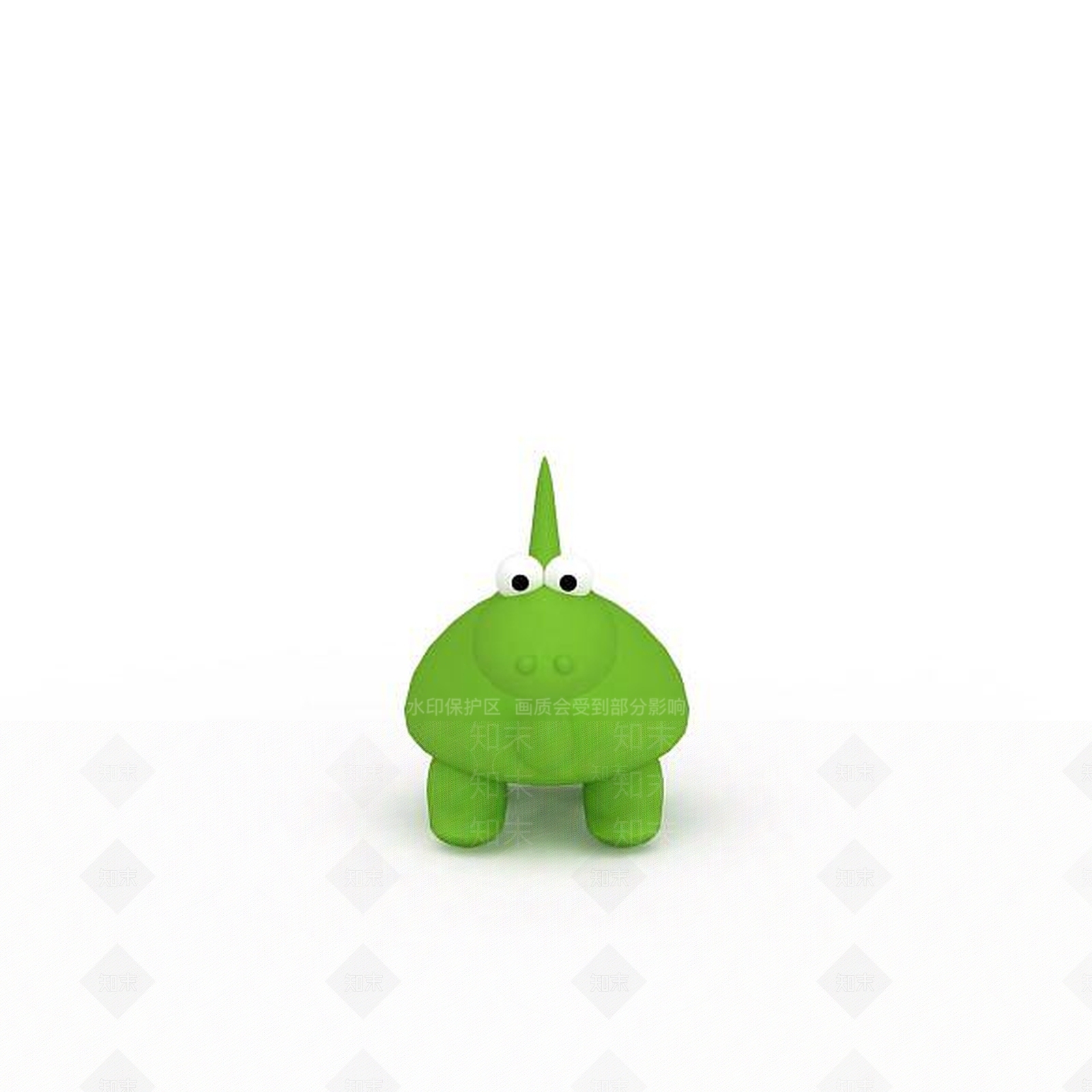 现代绿色昆虫玩具3D模型下载【ID:1196052703】