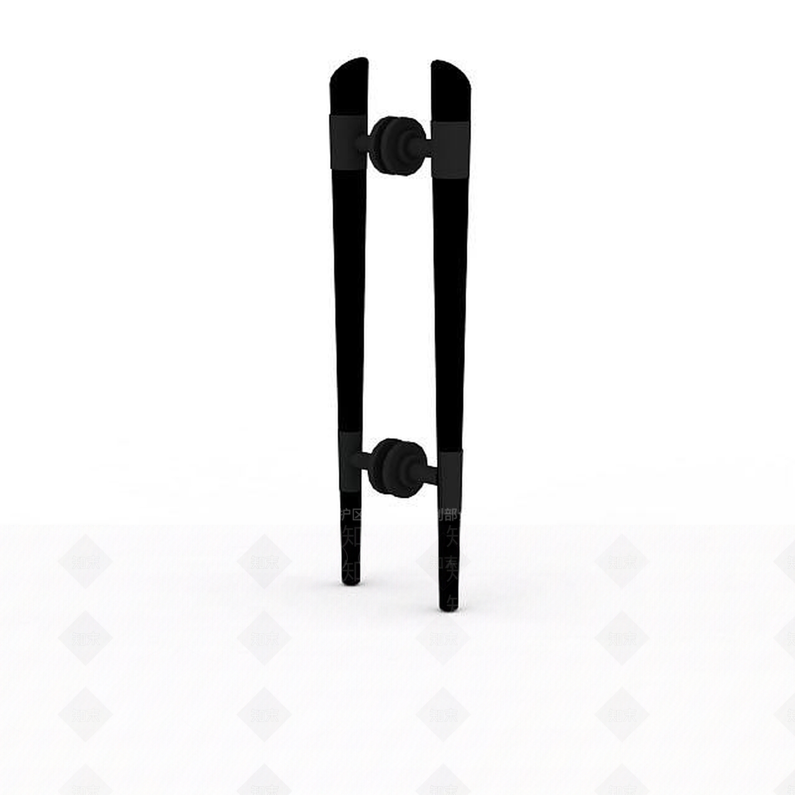 现代黑色五金构件3D模型下载【ID:1196052818】
