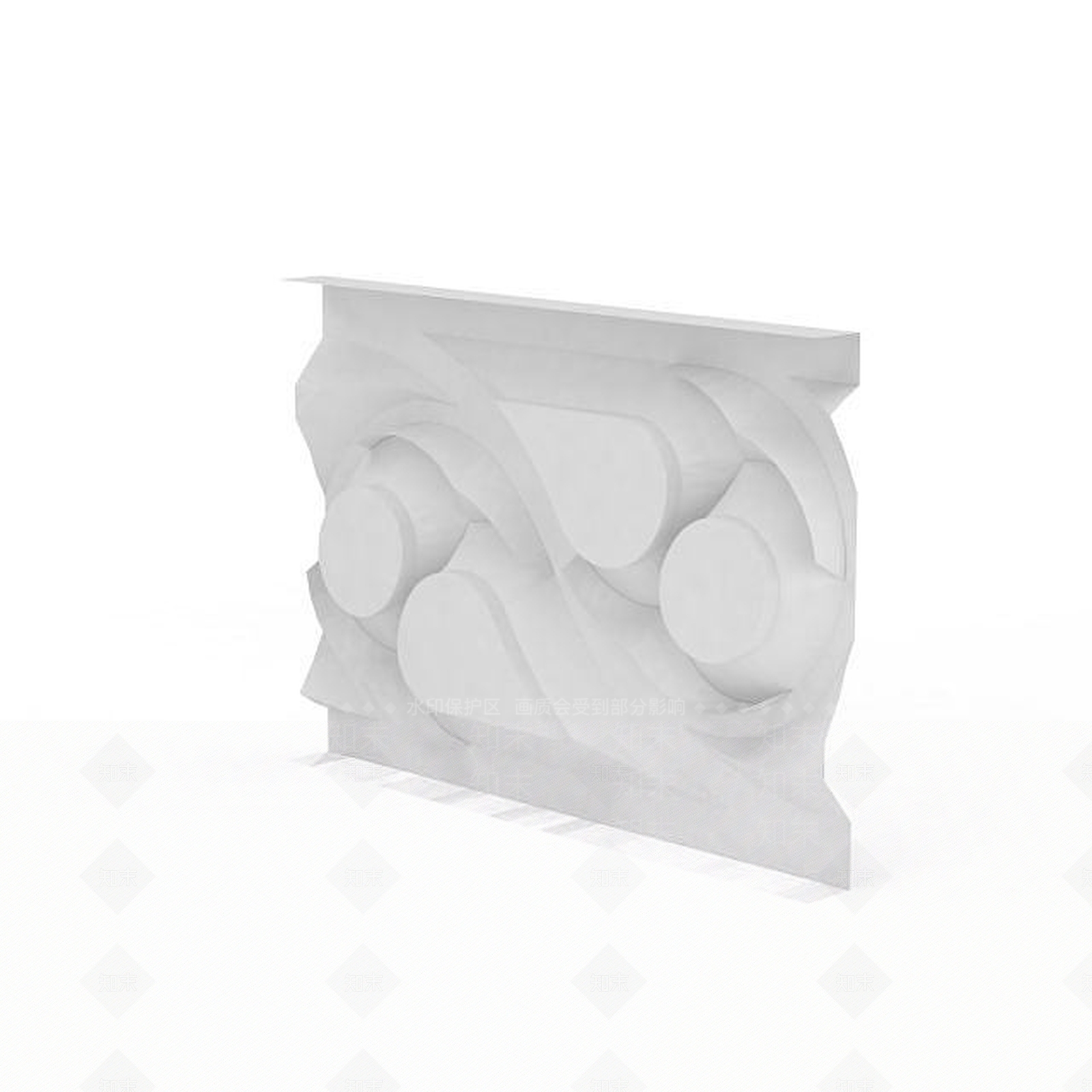 欧式古典欧式建筑构件3D模型下载【ID:1196053999】