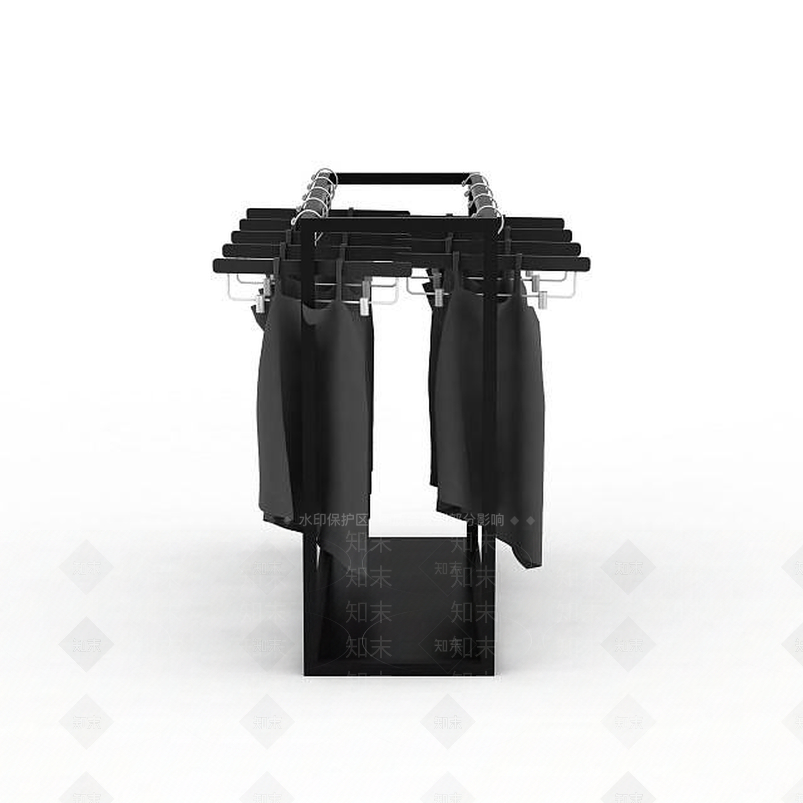 现代短袖模特衣架3D模型下载【ID:1196055825】