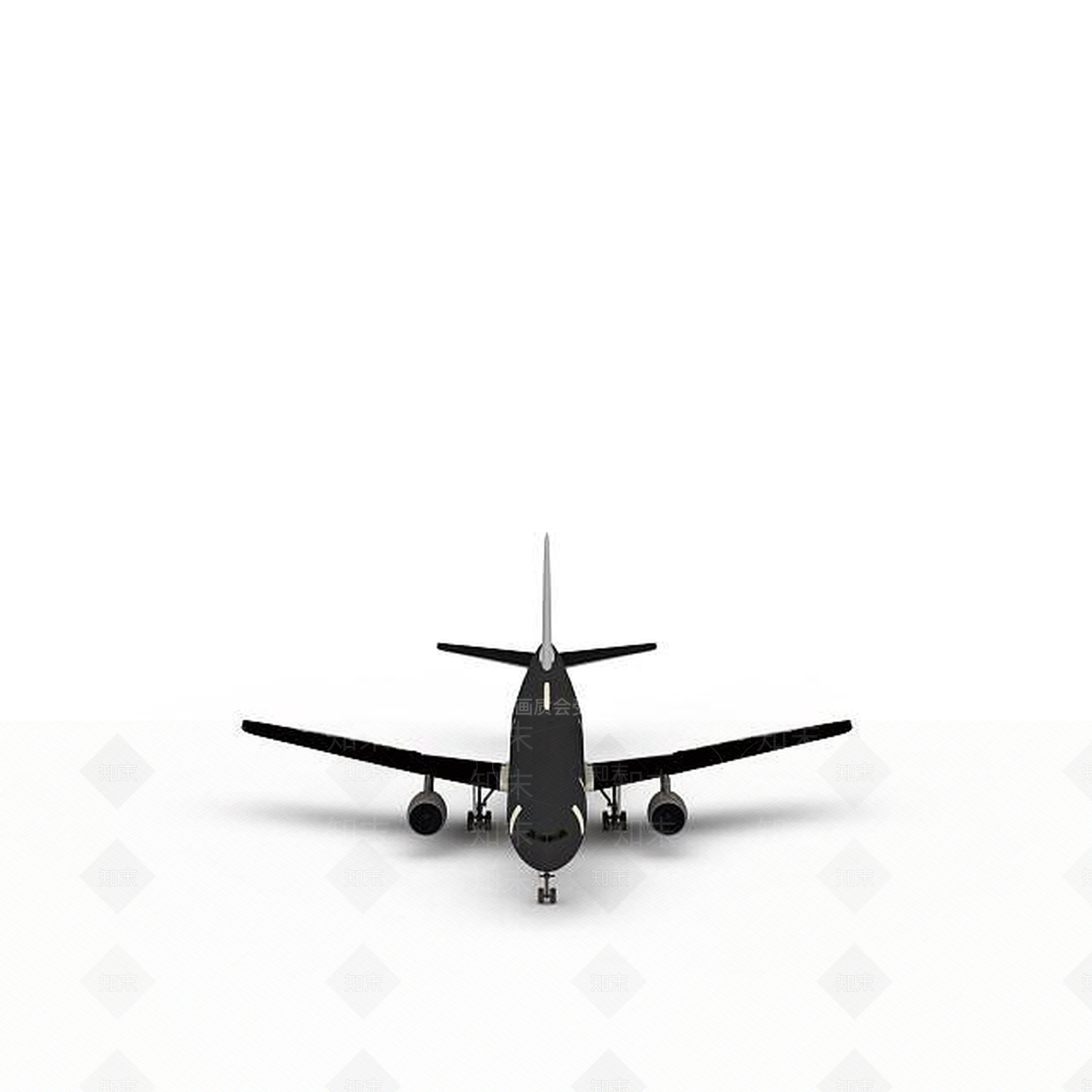 现代客机3D模型下载【ID:1196055990】