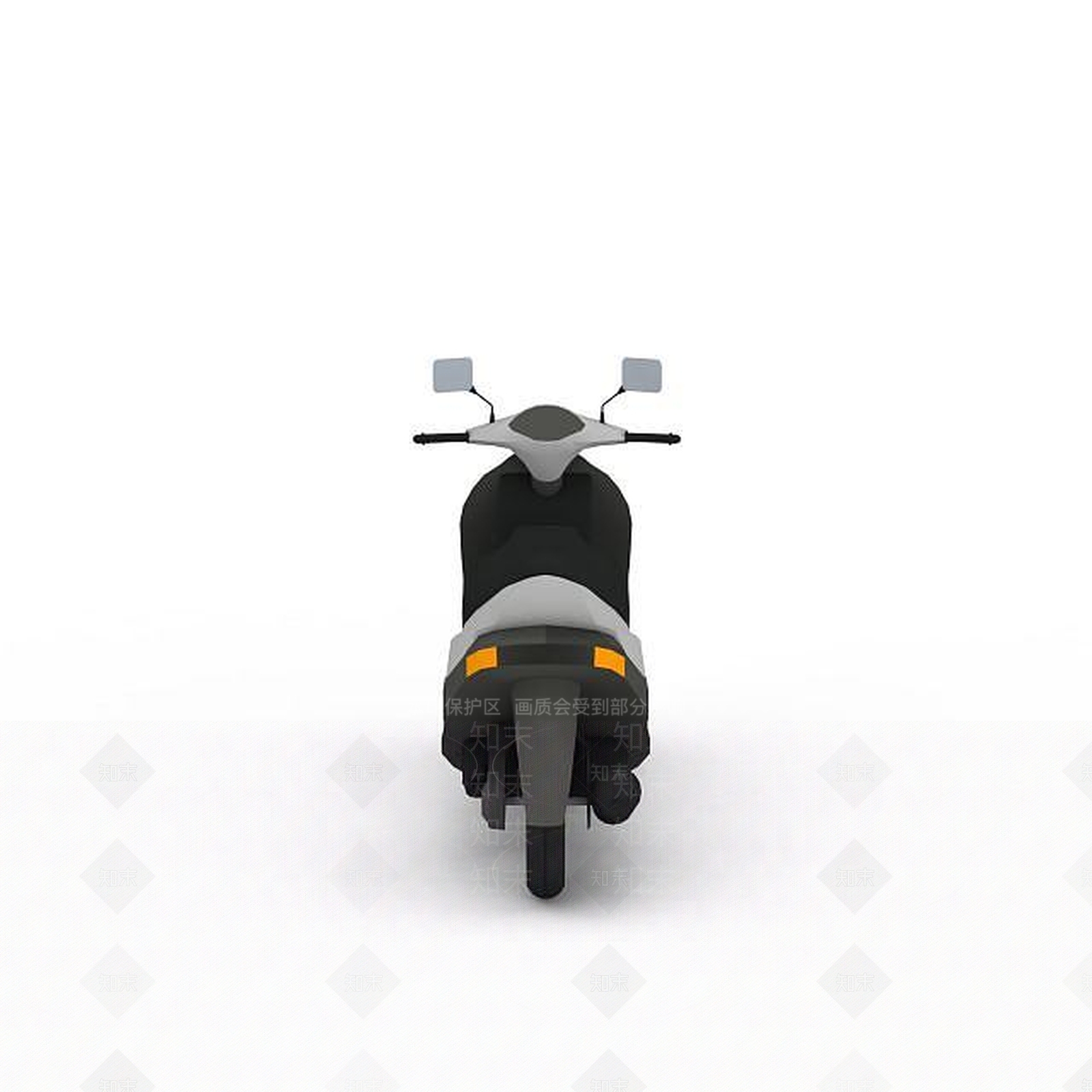 现代电动摩托车3D模型下载【ID:1196056060】