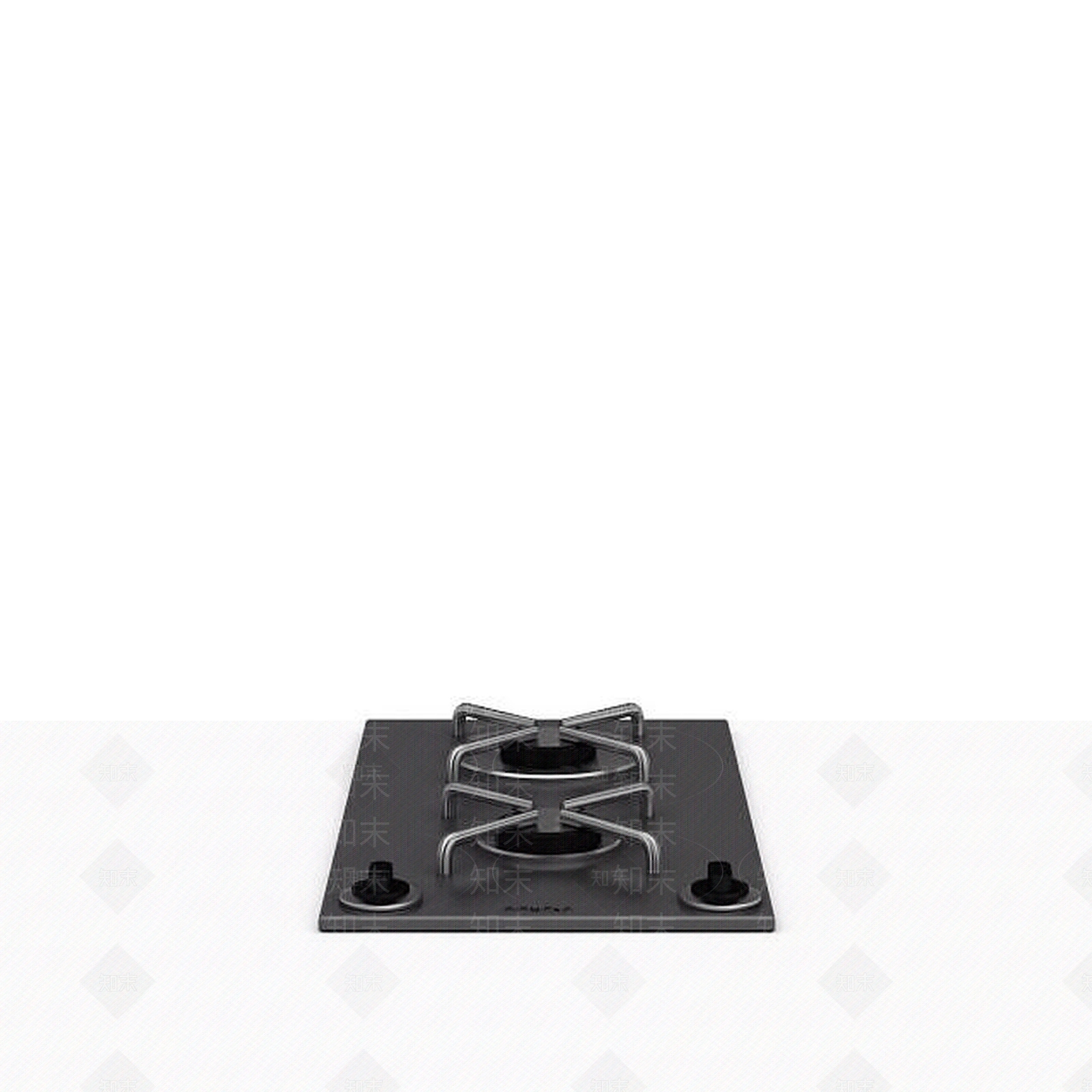 现代不锈钢煤气灶3D模型下载【ID:1196056595】