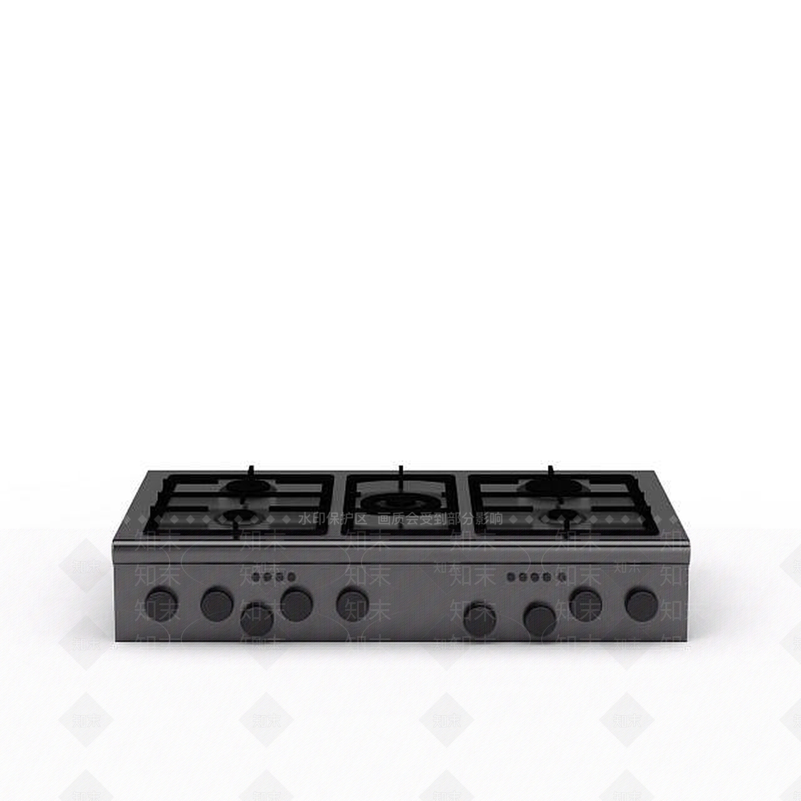 现代多功能燃气灶3D模型下载【ID:1196056948】
