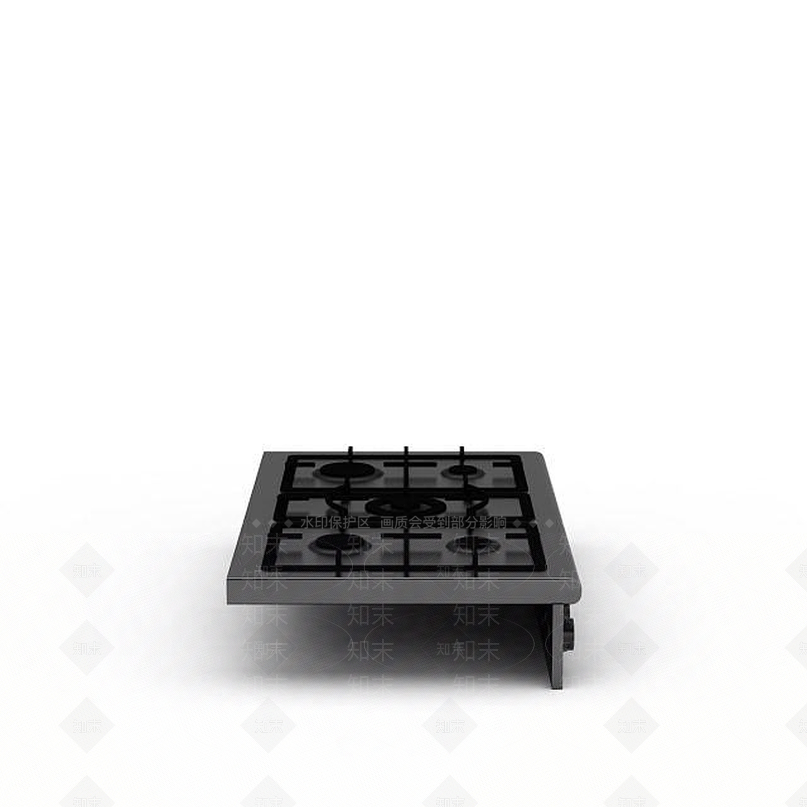 现代多功能燃气灶3D模型下载【ID:1196056948】