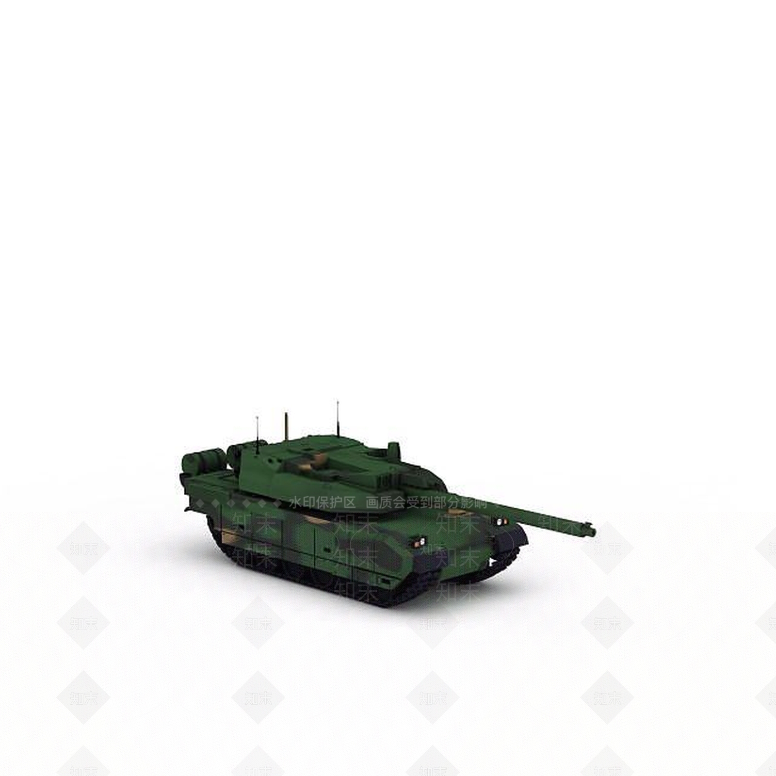 现代电动坦克车3D模型下载【ID:1196057763】