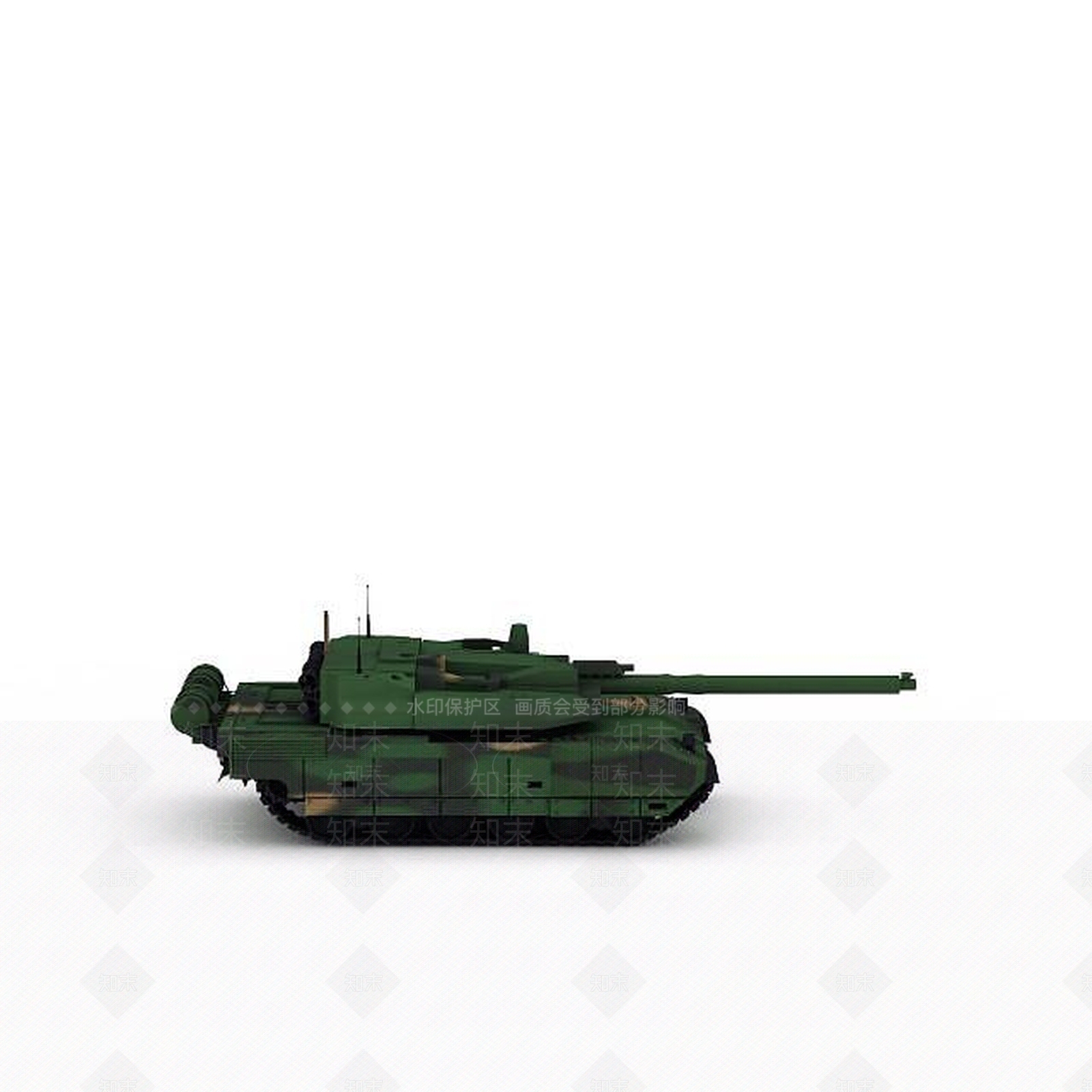 现代电动坦克车3D模型下载【ID:1196057763】
