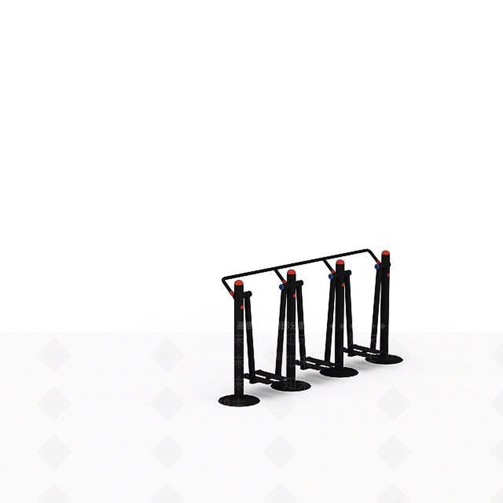 现代太空踏步机3D模型下载【ID:1196058275】