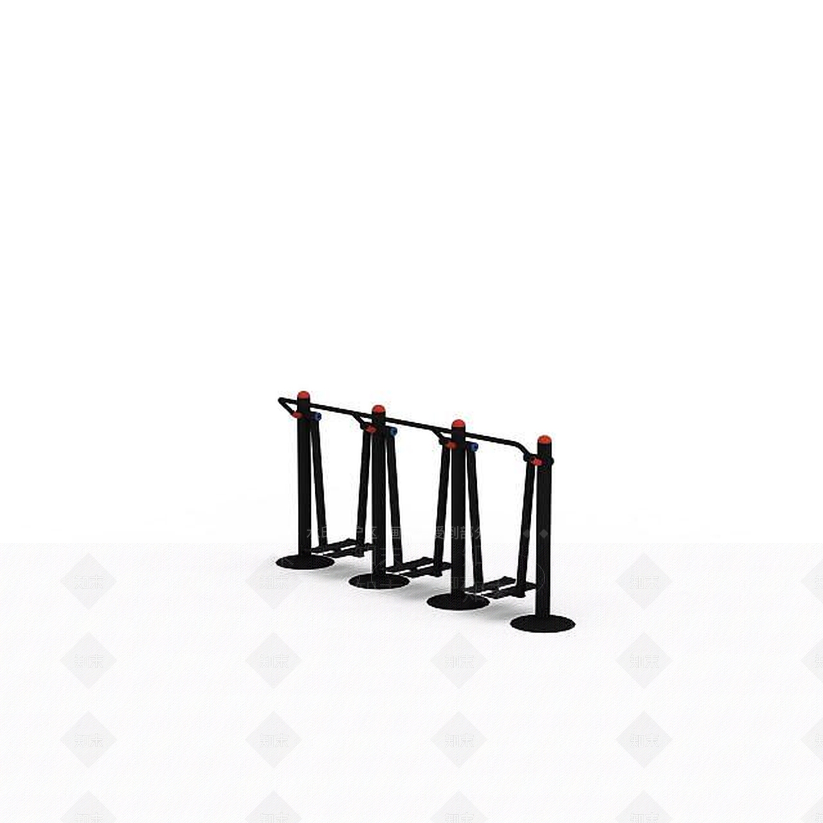 现代太空踏步机3D模型下载【ID:1196058275】