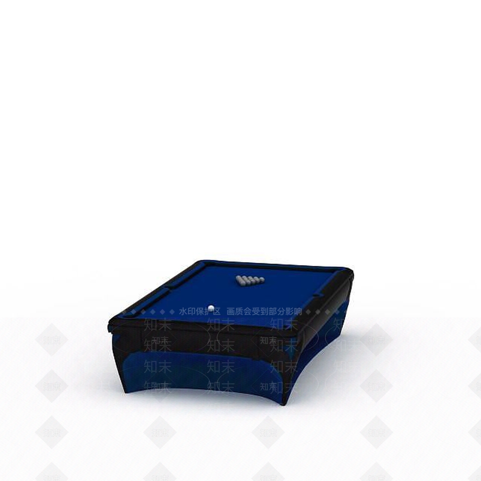 现代台球桌3D模型下载【ID:1196058452】