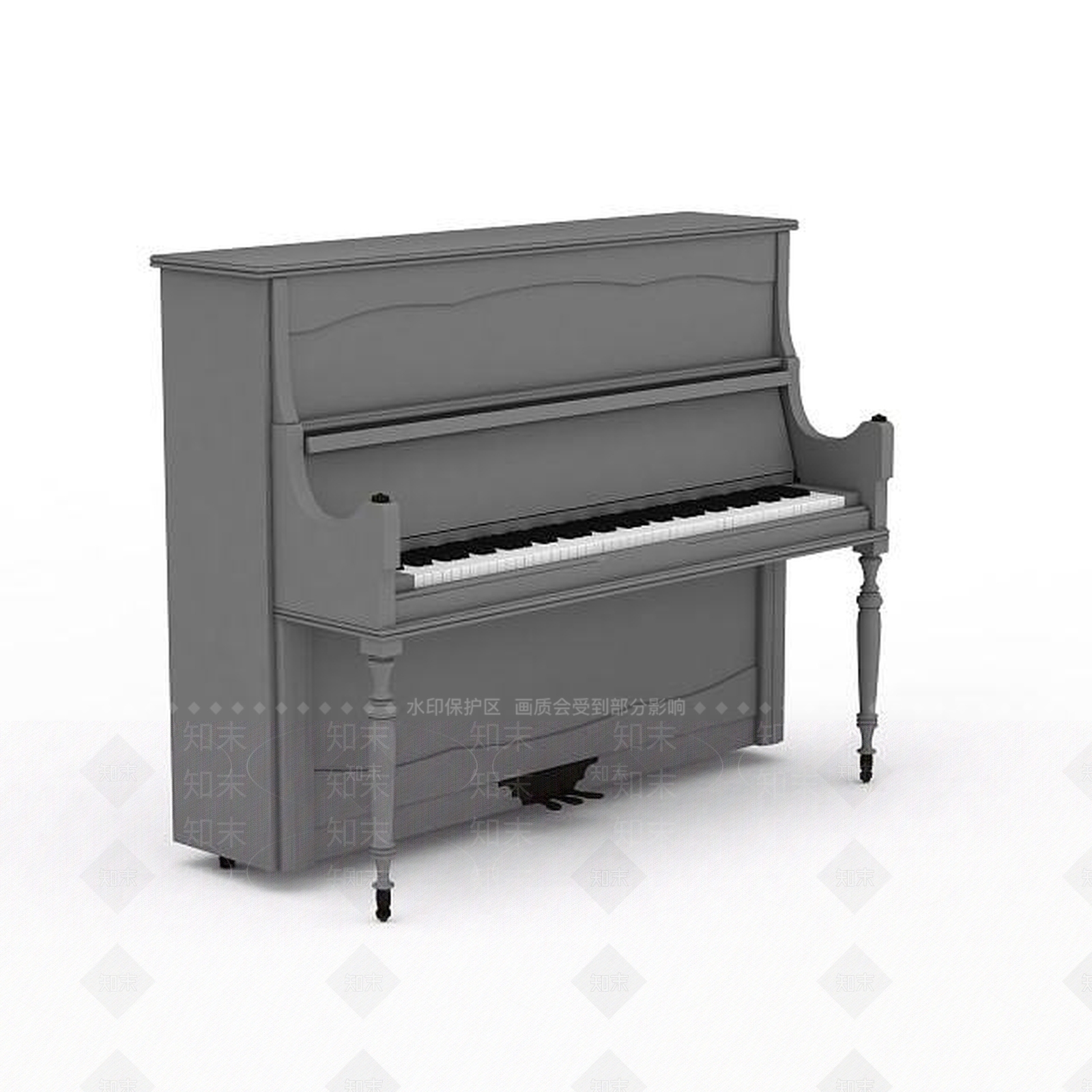 现代儿童钢琴3D模型下载【ID:1196058794】