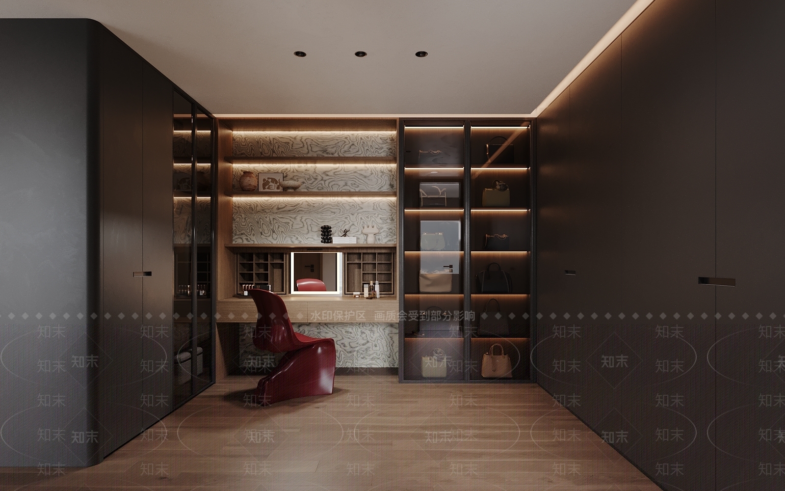 现代意式衣帽间3D模型下载【ID:1196060958】