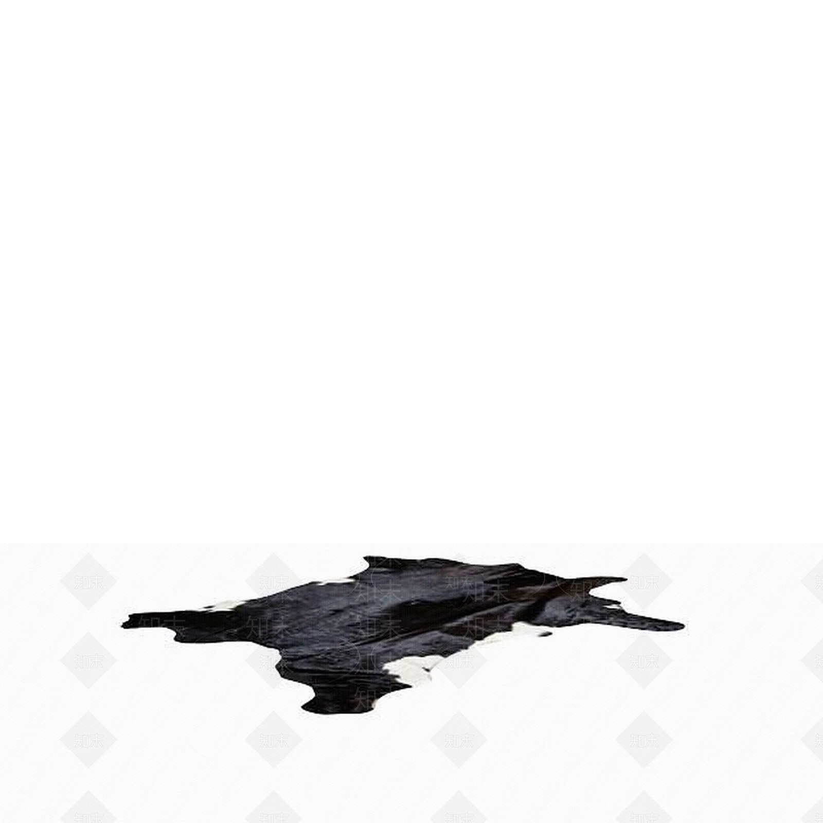 现代熊皮地毯3D模型下载【ID:1196059205】