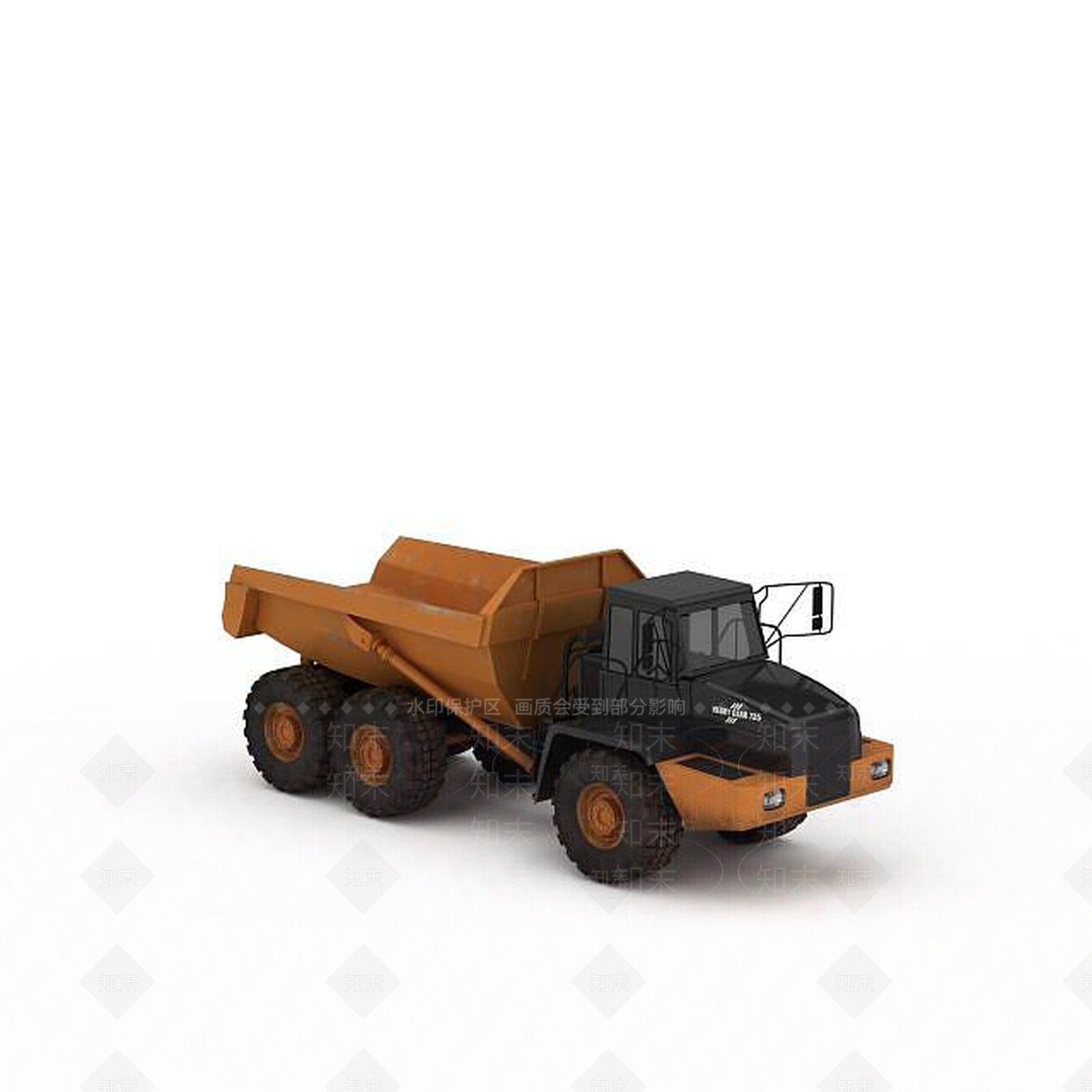 工地搅拌车3D模型下载【ID:1196059568】