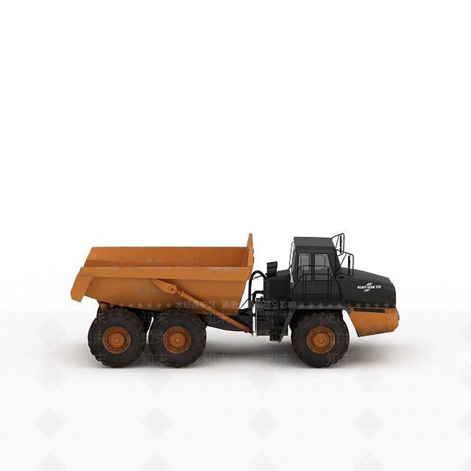 工地搅拌车3D模型下载【ID:1196059568】