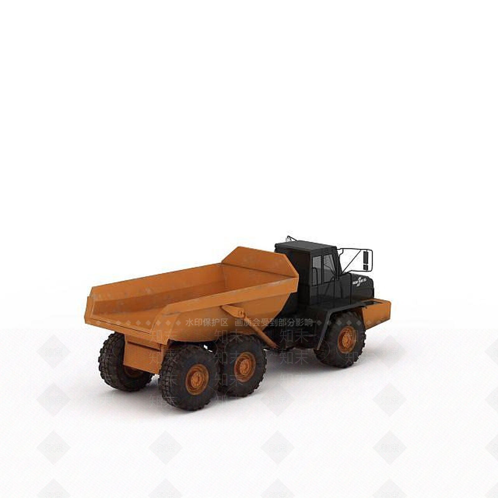 工地搅拌车3D模型下载【ID:1196059568】