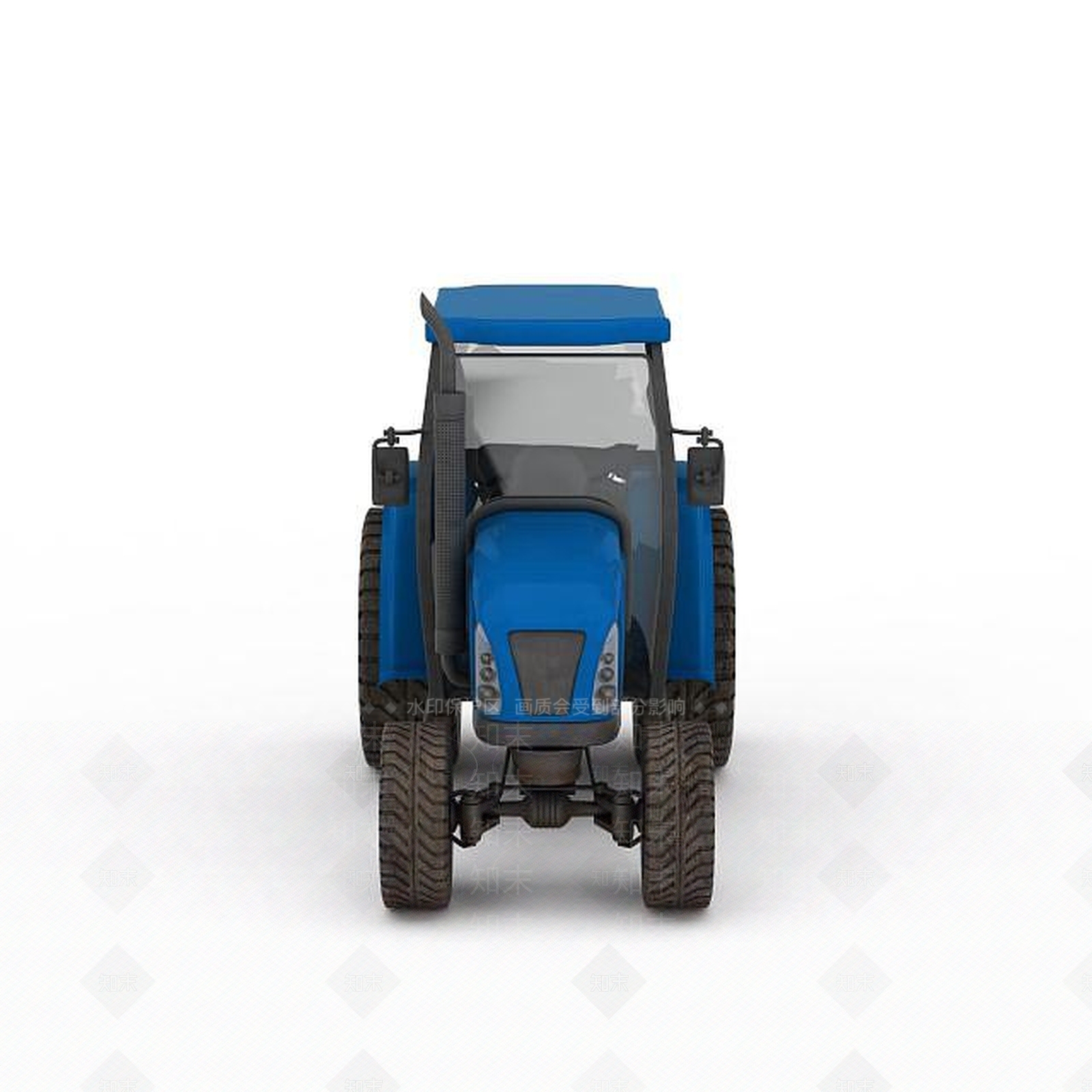 现代建筑拖拉机3D模型下载【ID:1196059803】