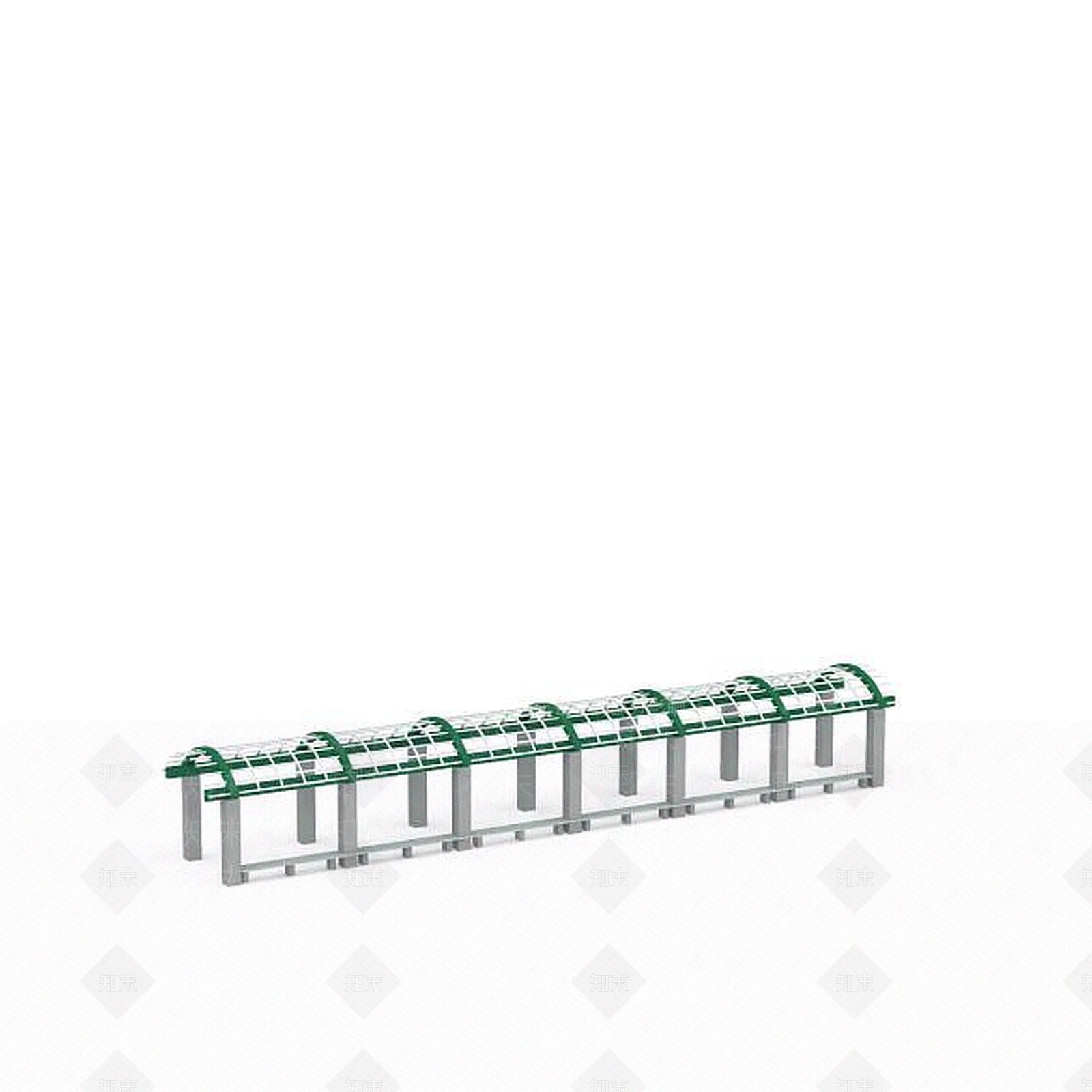 现代木制花架3D模型下载【ID:1196060151】