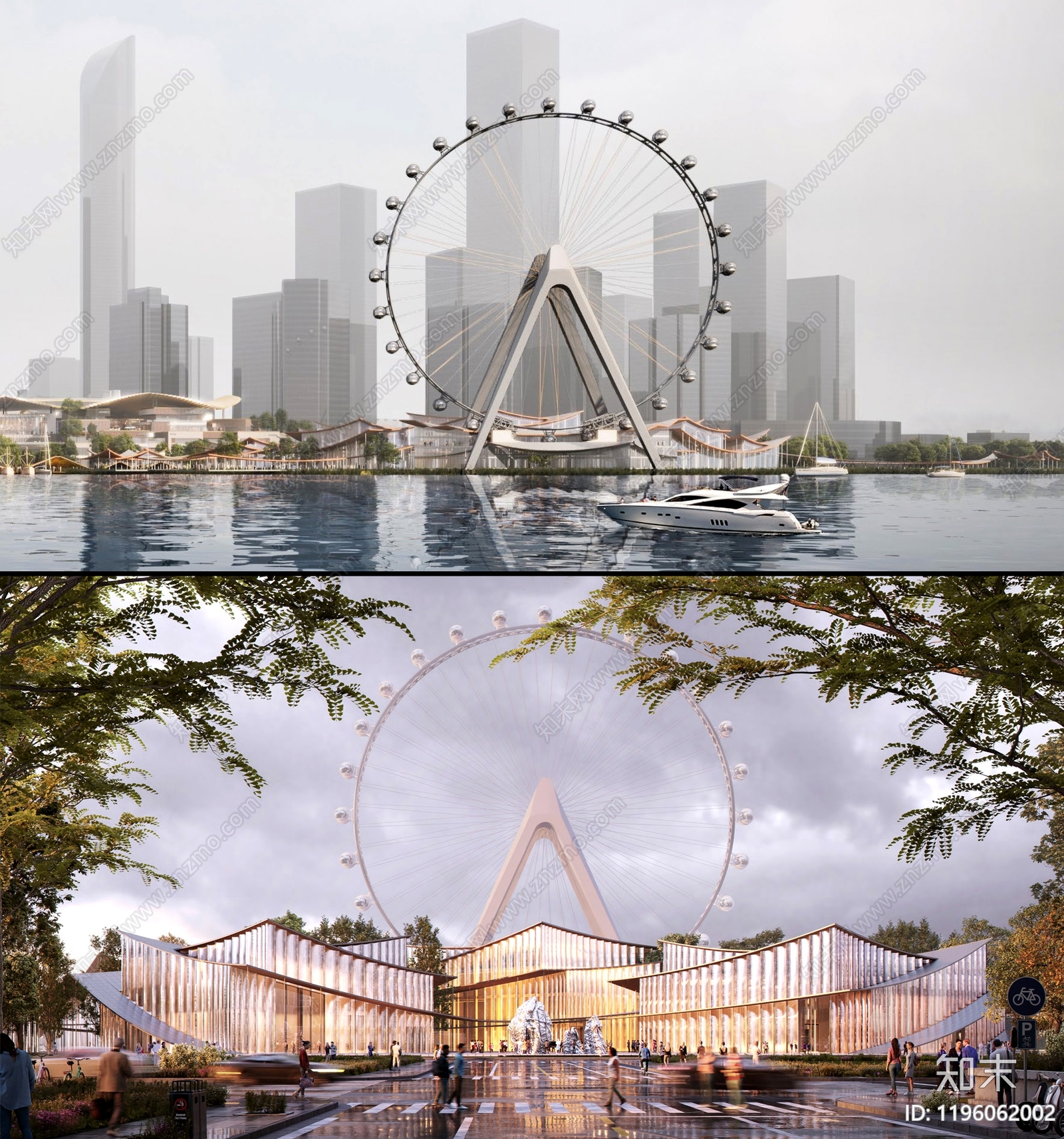 现代轻奢美术馆建筑下载【ID:1196062002】