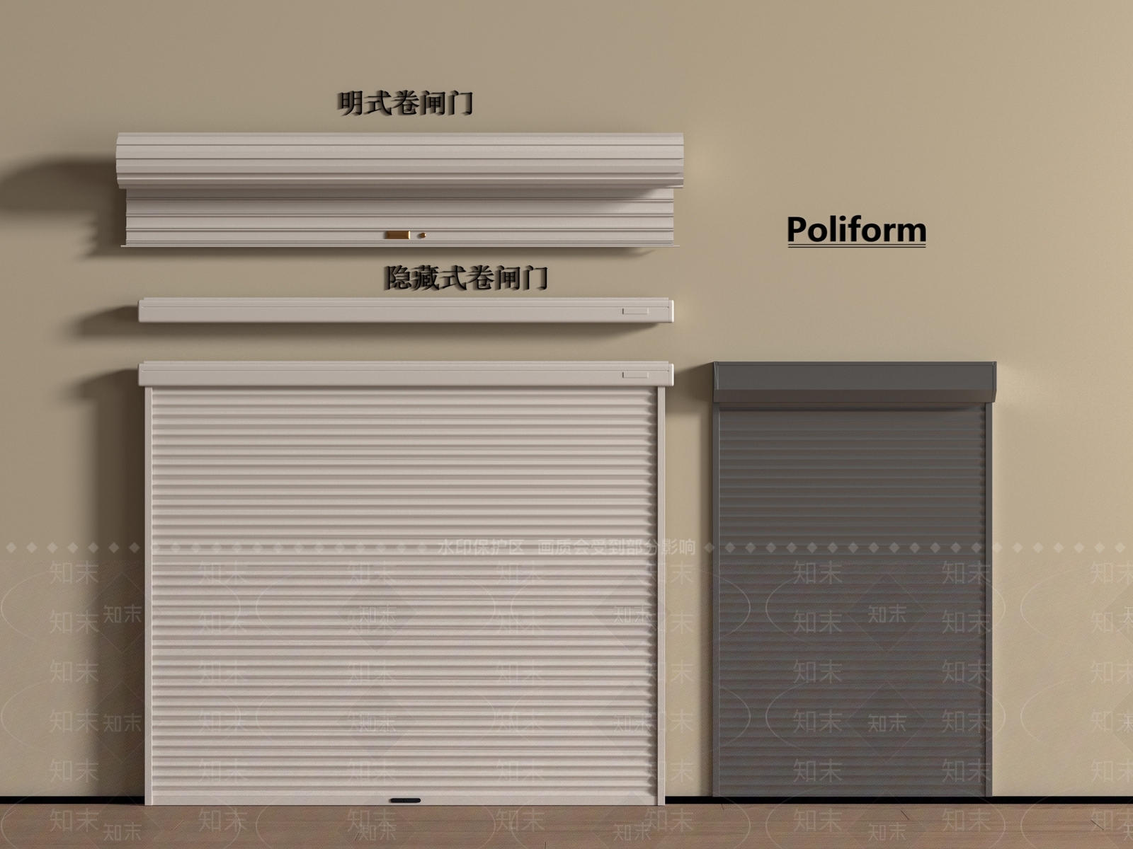 卷帘门3D模型下载【ID:1196074114】