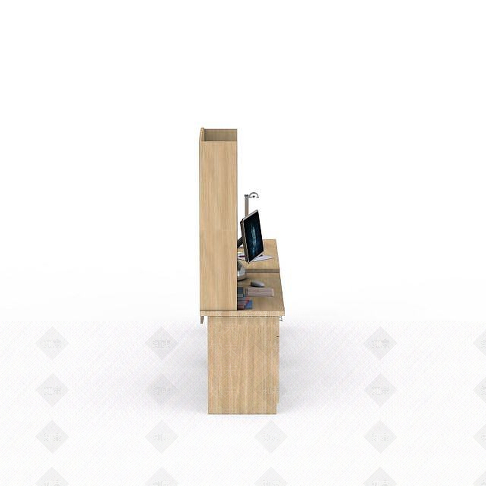 现代书桌3D模型下载【ID:1196074829】