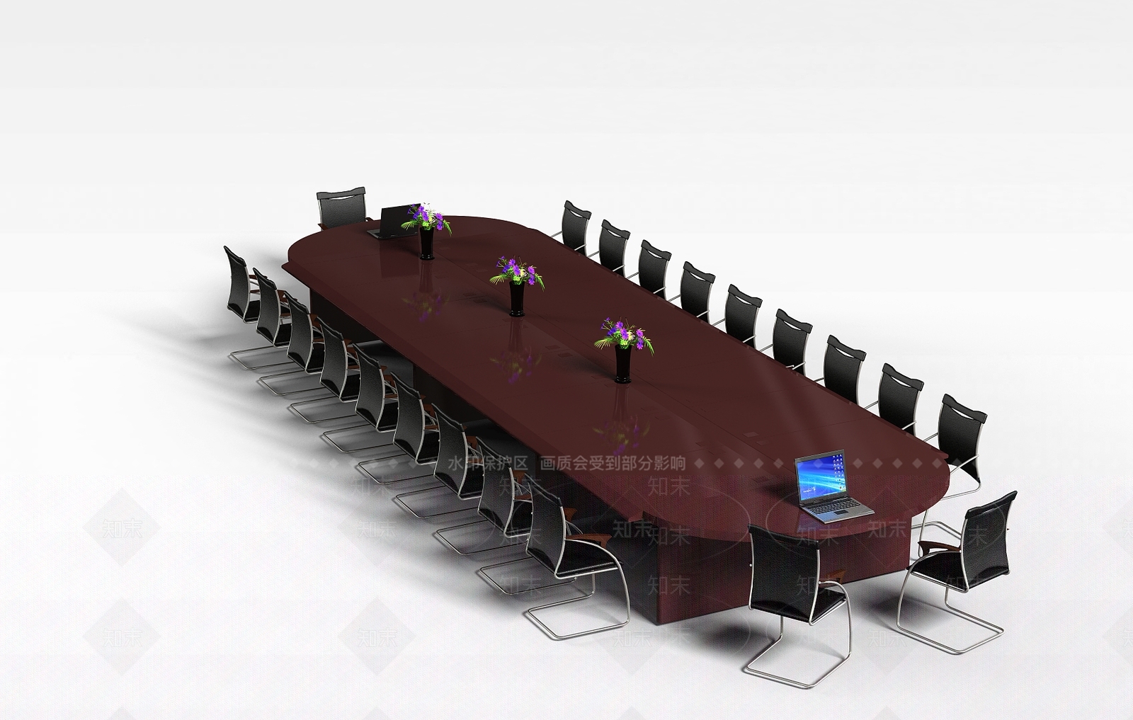 现代书桌3D模型下载【ID:1196074915】