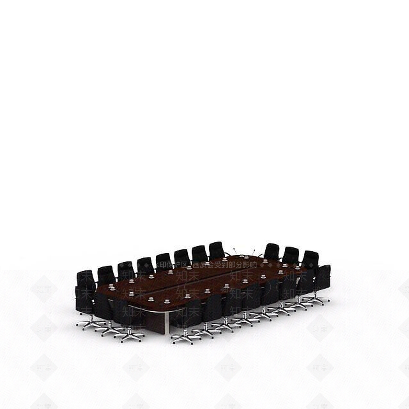 现代书桌3D模型下载【ID:1196075208】