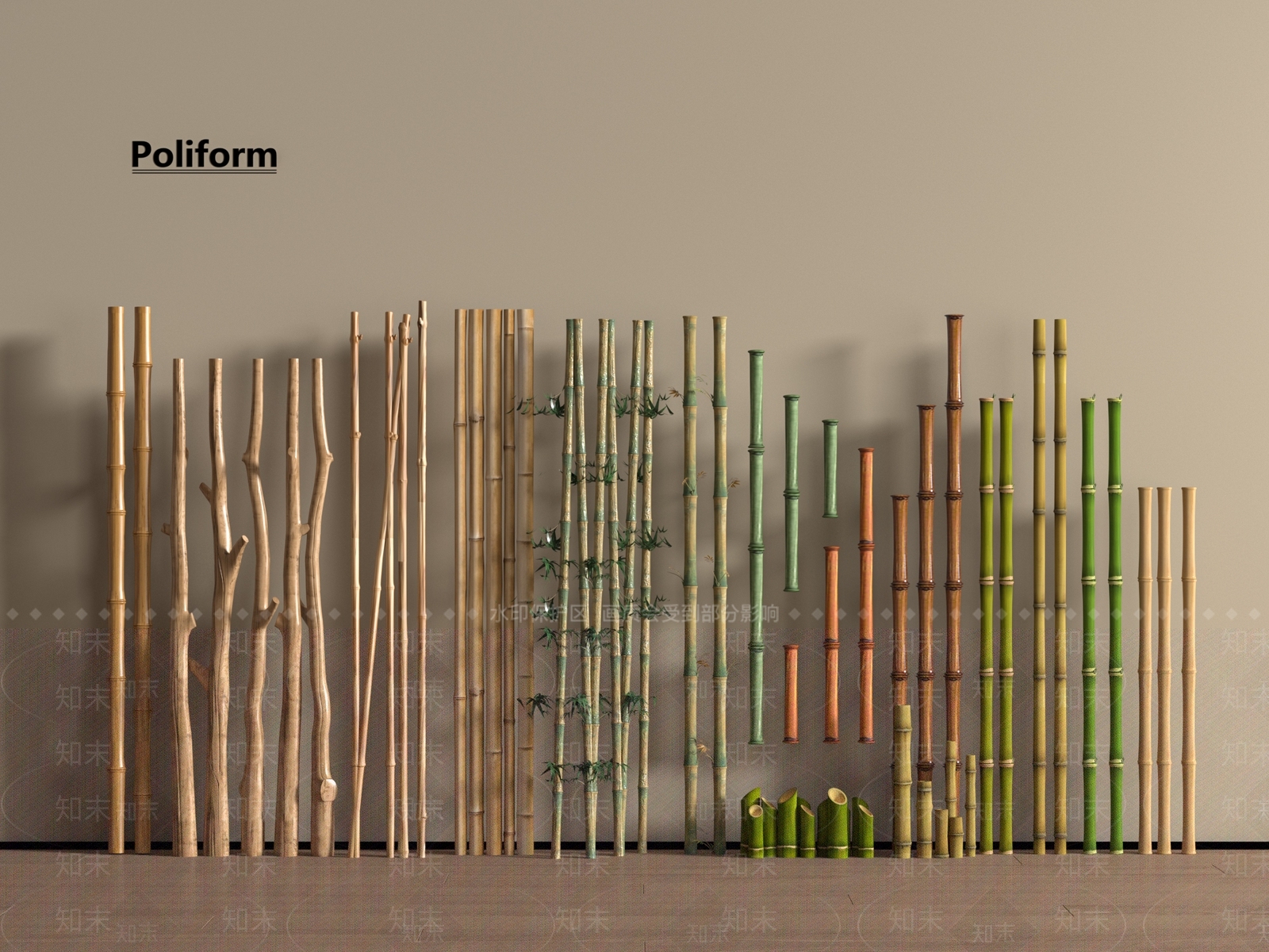 竹子3D模型下载【ID:1196075695】