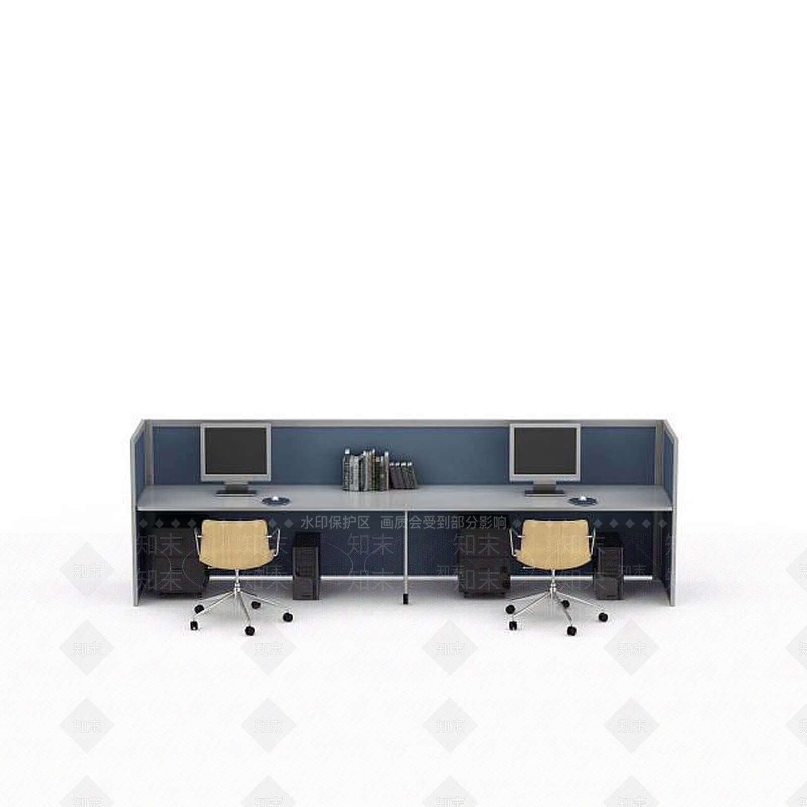 现代书桌3D模型下载【ID:1196075648】