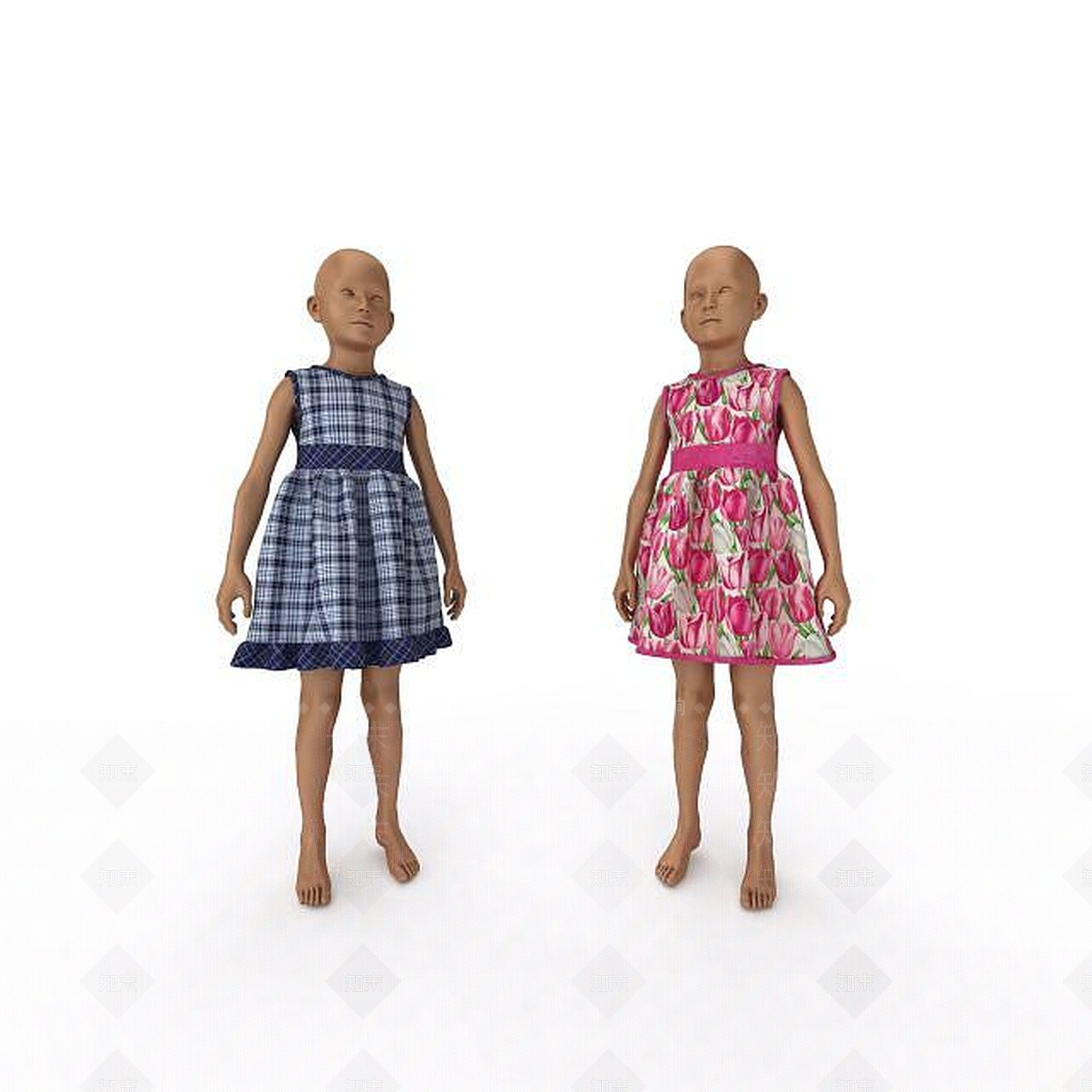 现代妆台妆凳3D模型下载【ID:1196075706】