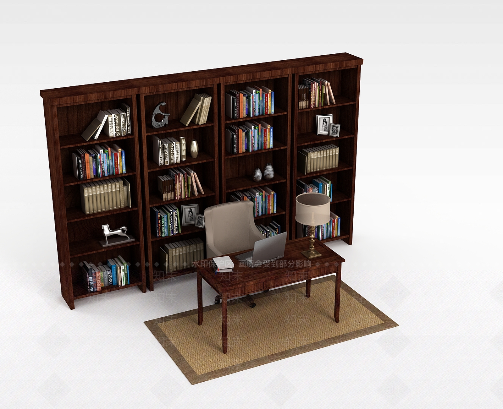 现代衣柜3D模型下载【ID:1196077368】