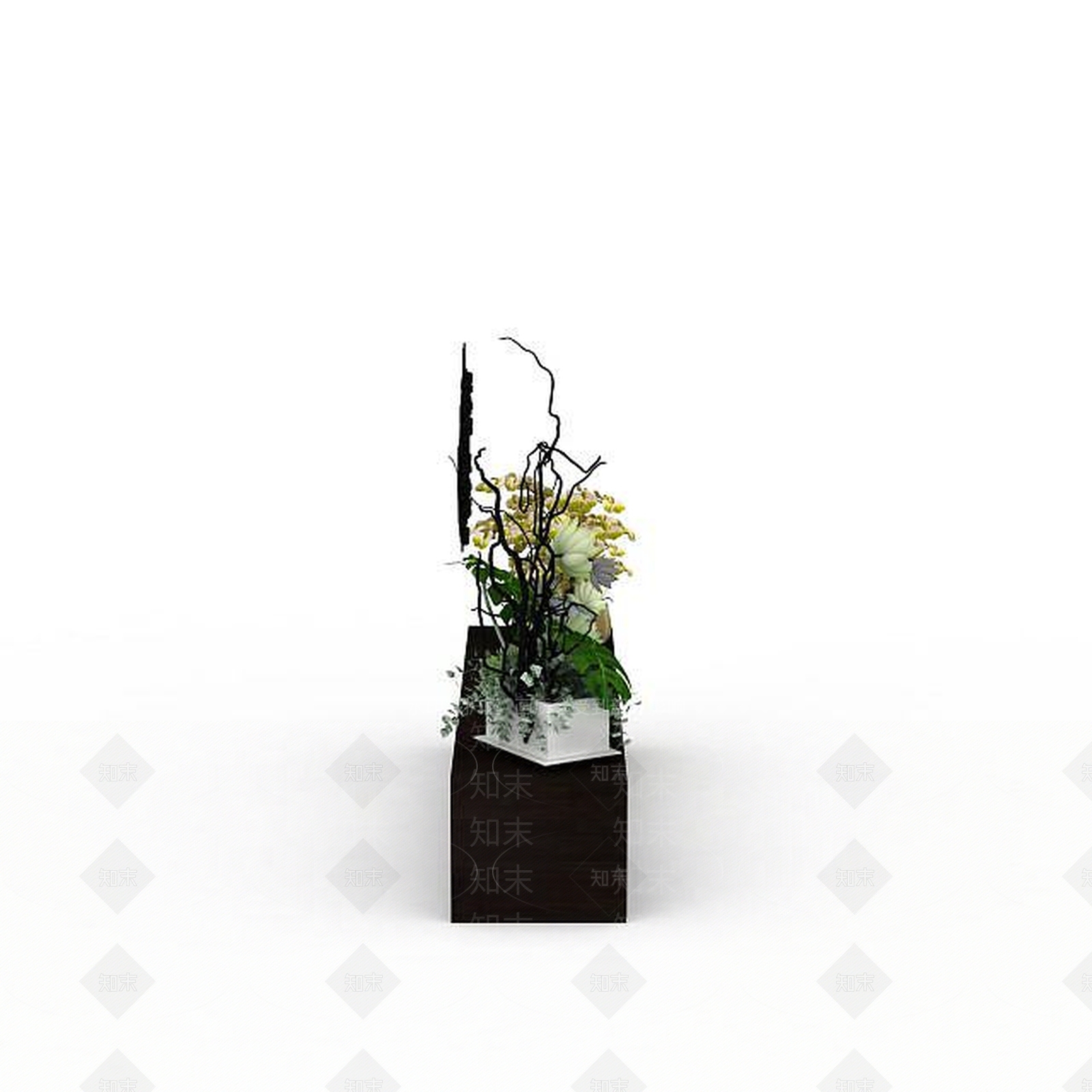 现代摆件组合3D模型下载【ID:1196078492】