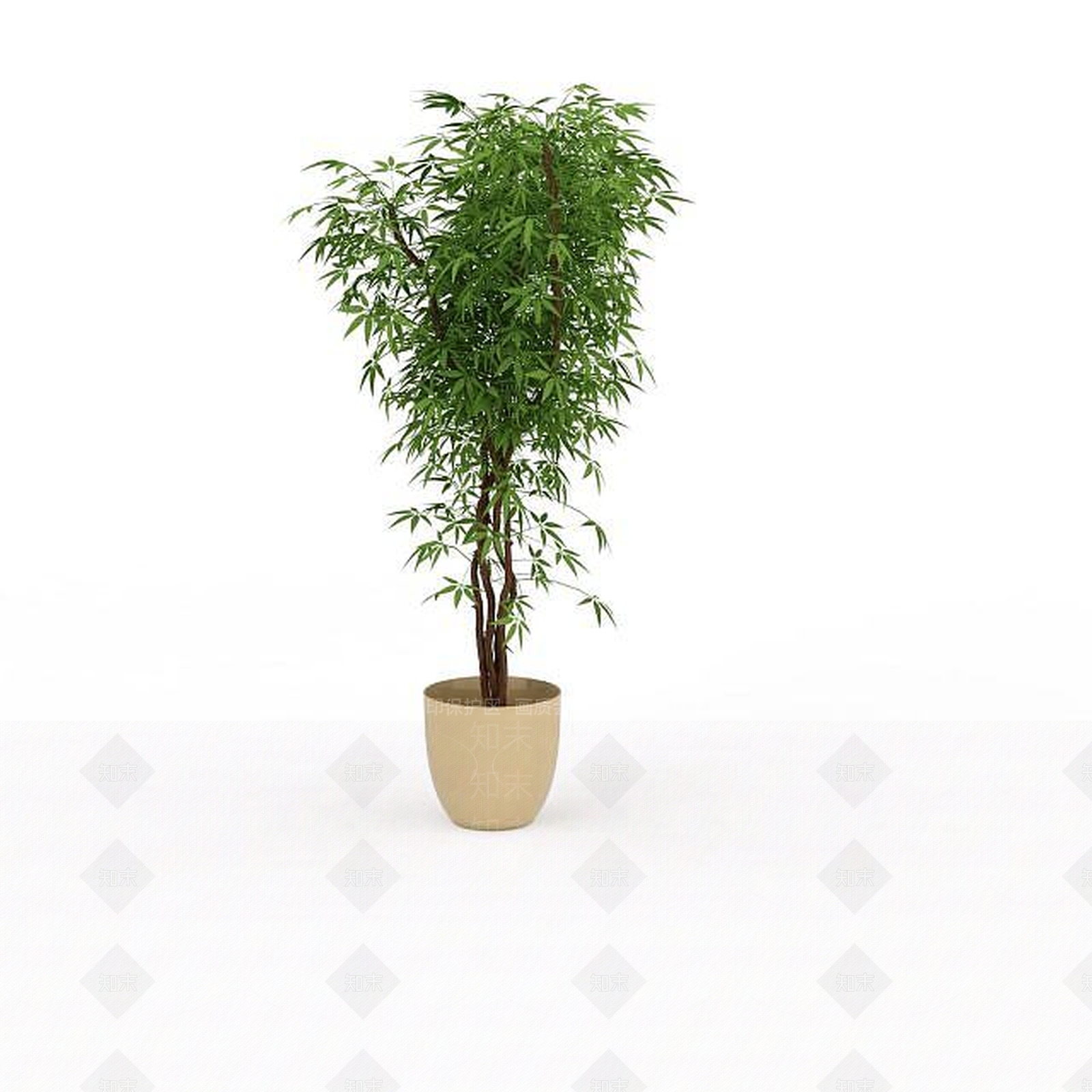 现代办公桌3D模型下载【ID:1196081271】