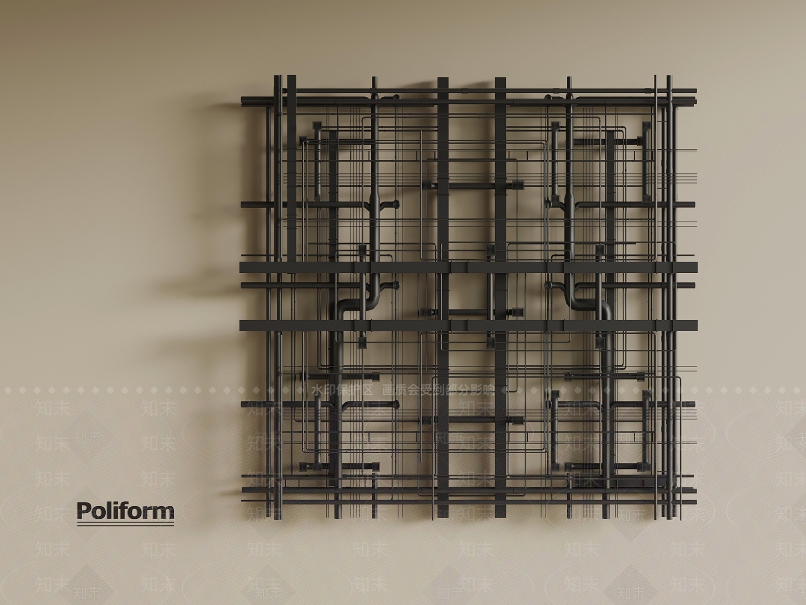 现代吊顶SU模型下载【ID:1196085269】