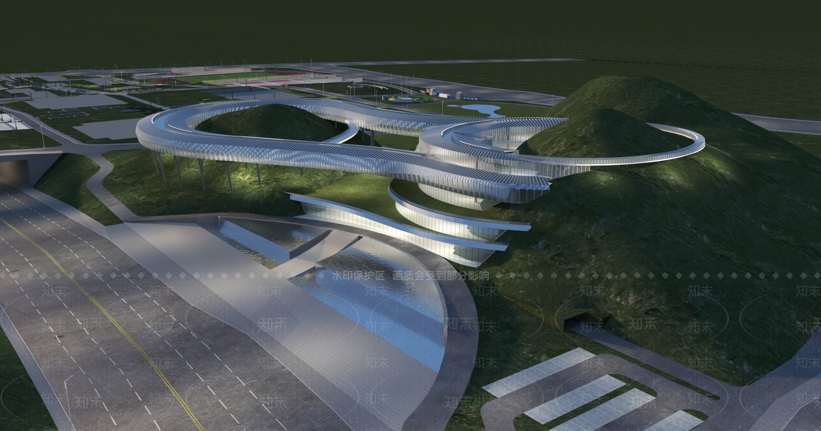 现代博物馆3D模型下载【ID:1196087971】