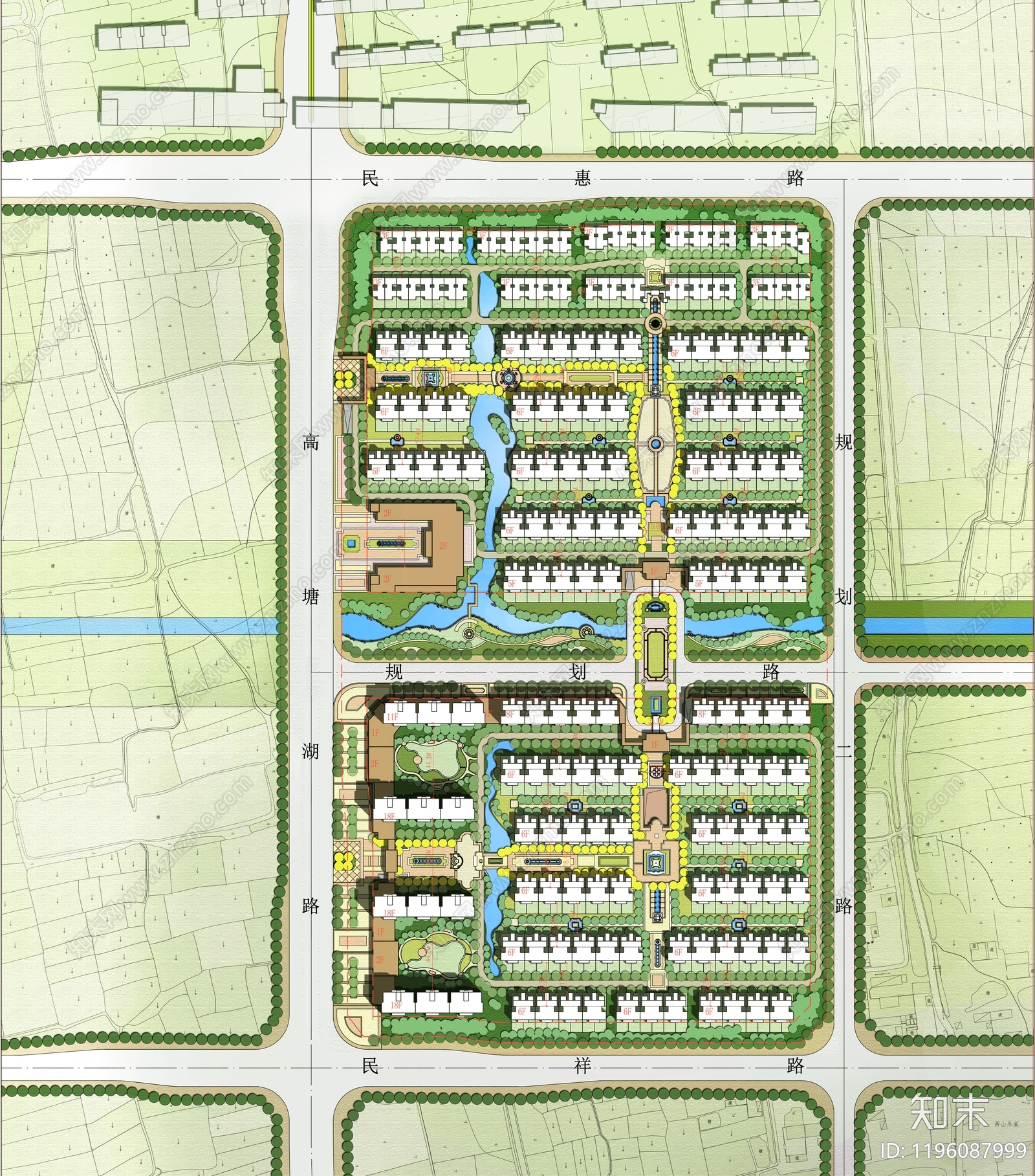 现代住宅楼建筑施工图下载【ID:1196087999】